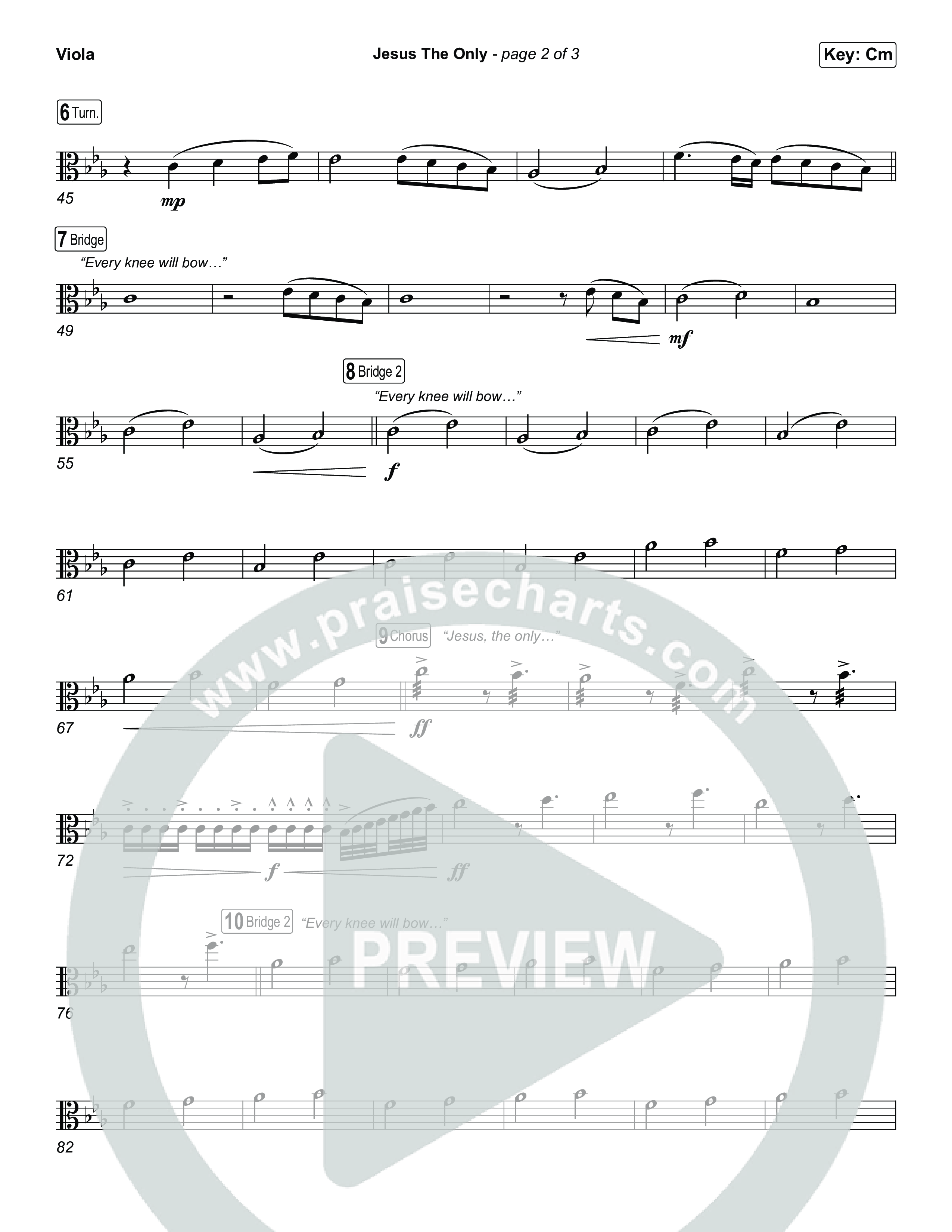 Jesus The Only Viola (Tiffany Hudson / Davide Mutendji)