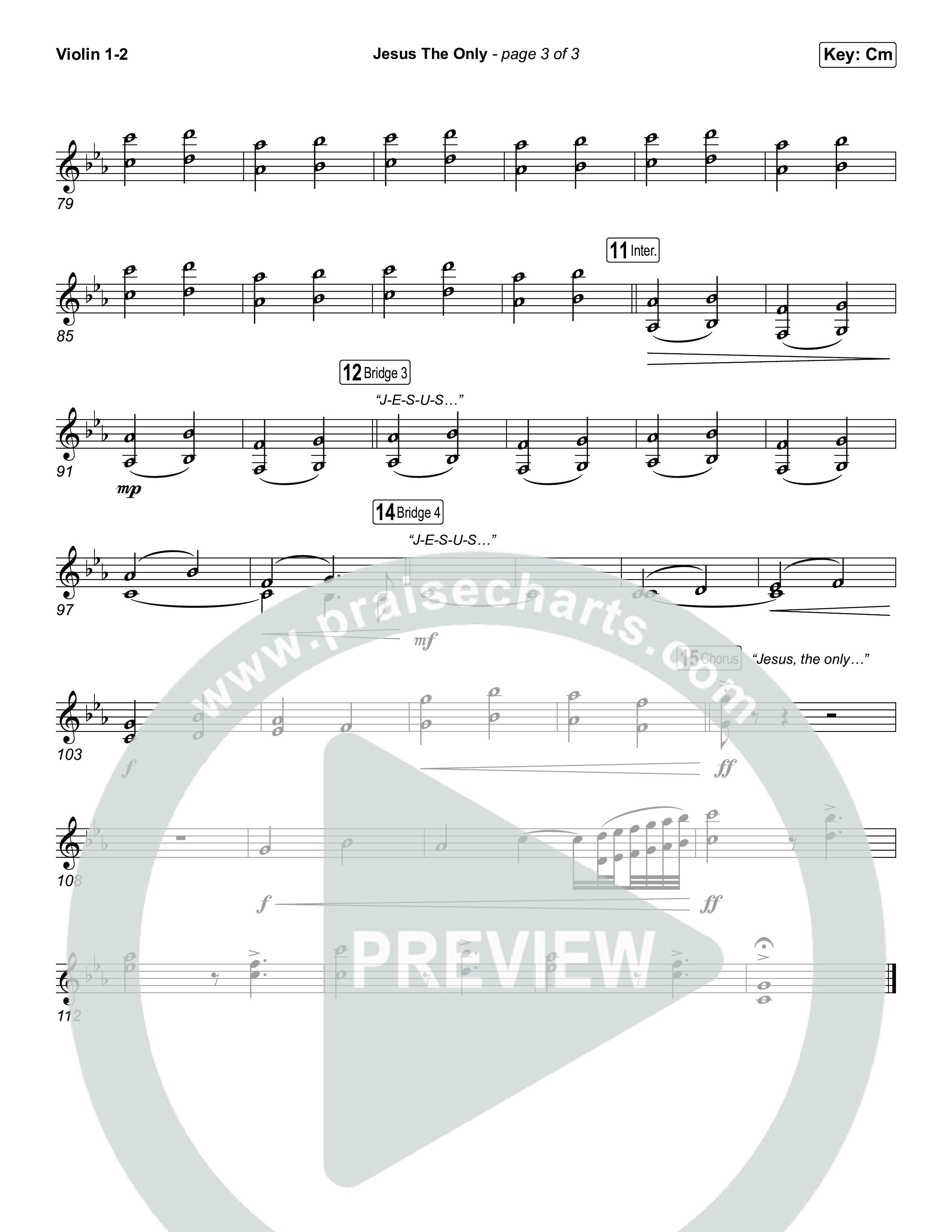 Jesus The Only Violin 1,2 (Tiffany Hudson / Davide Mutendji)