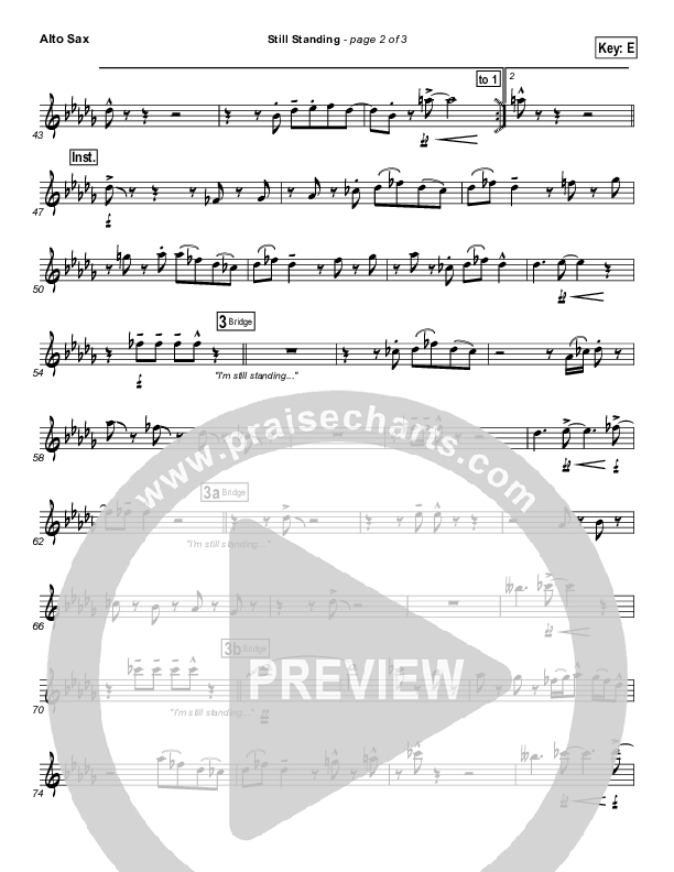 Still Standing Alto Sax (Israel Houghton)