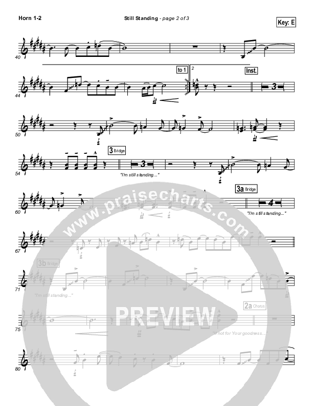 Still Standing French Horn 1/2 (Israel Houghton)