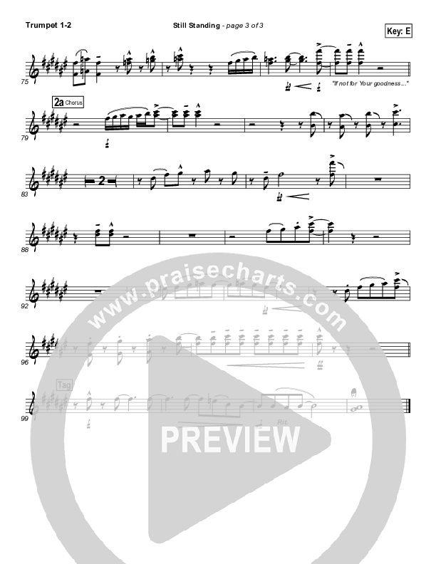 Still Standing Trumpet 1,2 (Israel Houghton)