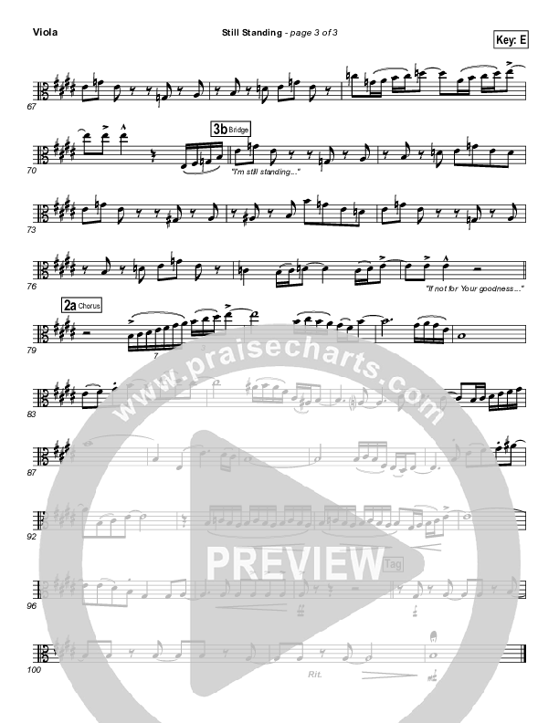 Still Standing Viola (Israel Houghton)