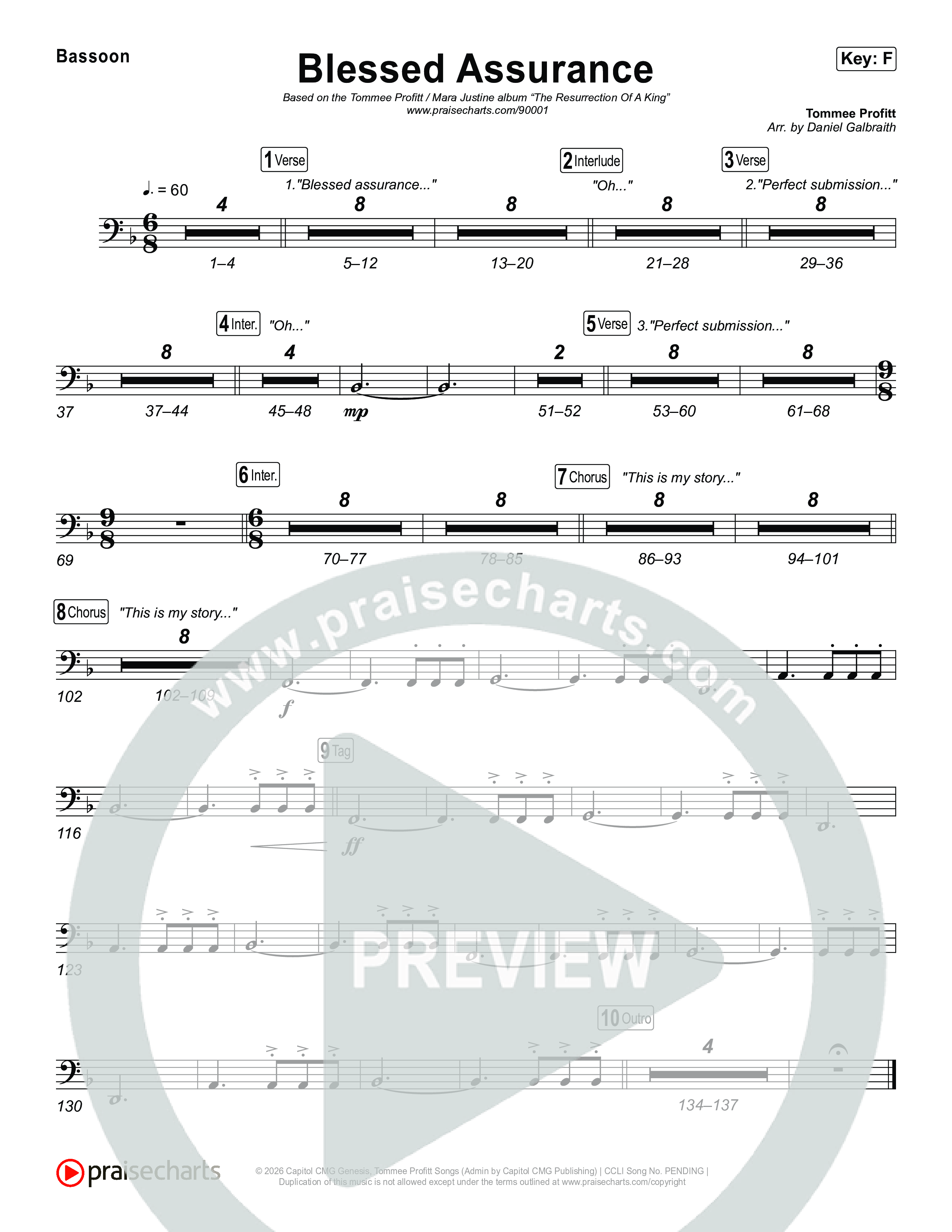 Blessed Assurance Bassoon (Tommee Profitt)