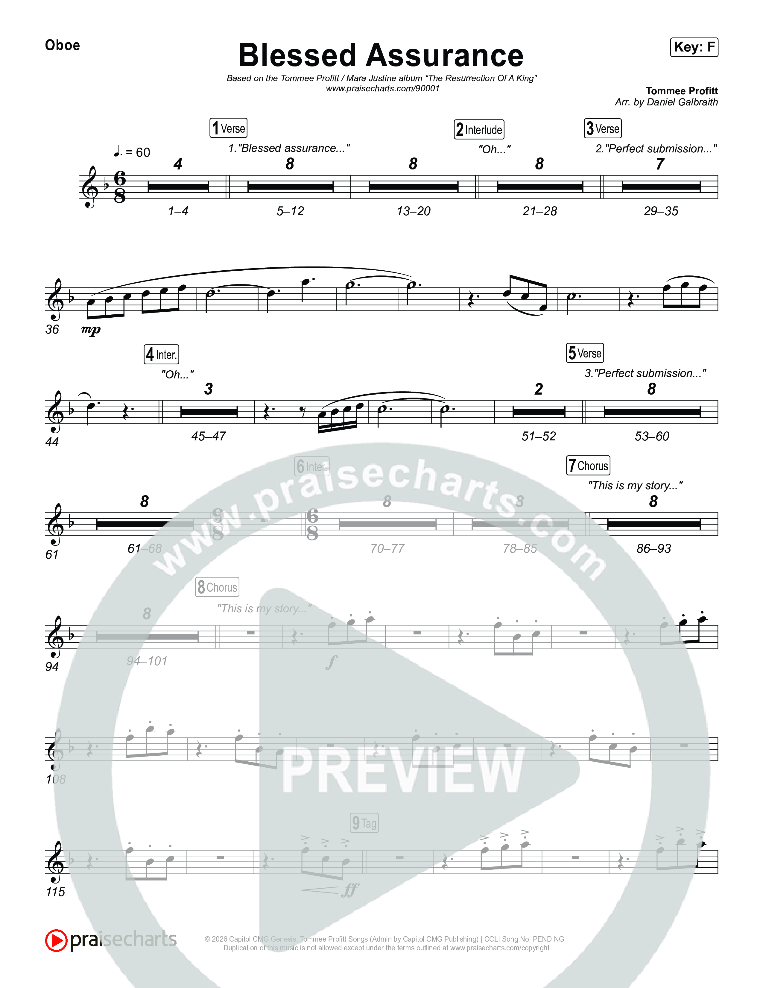 Blessed Assurance Wind Pack (Tommee Profitt)