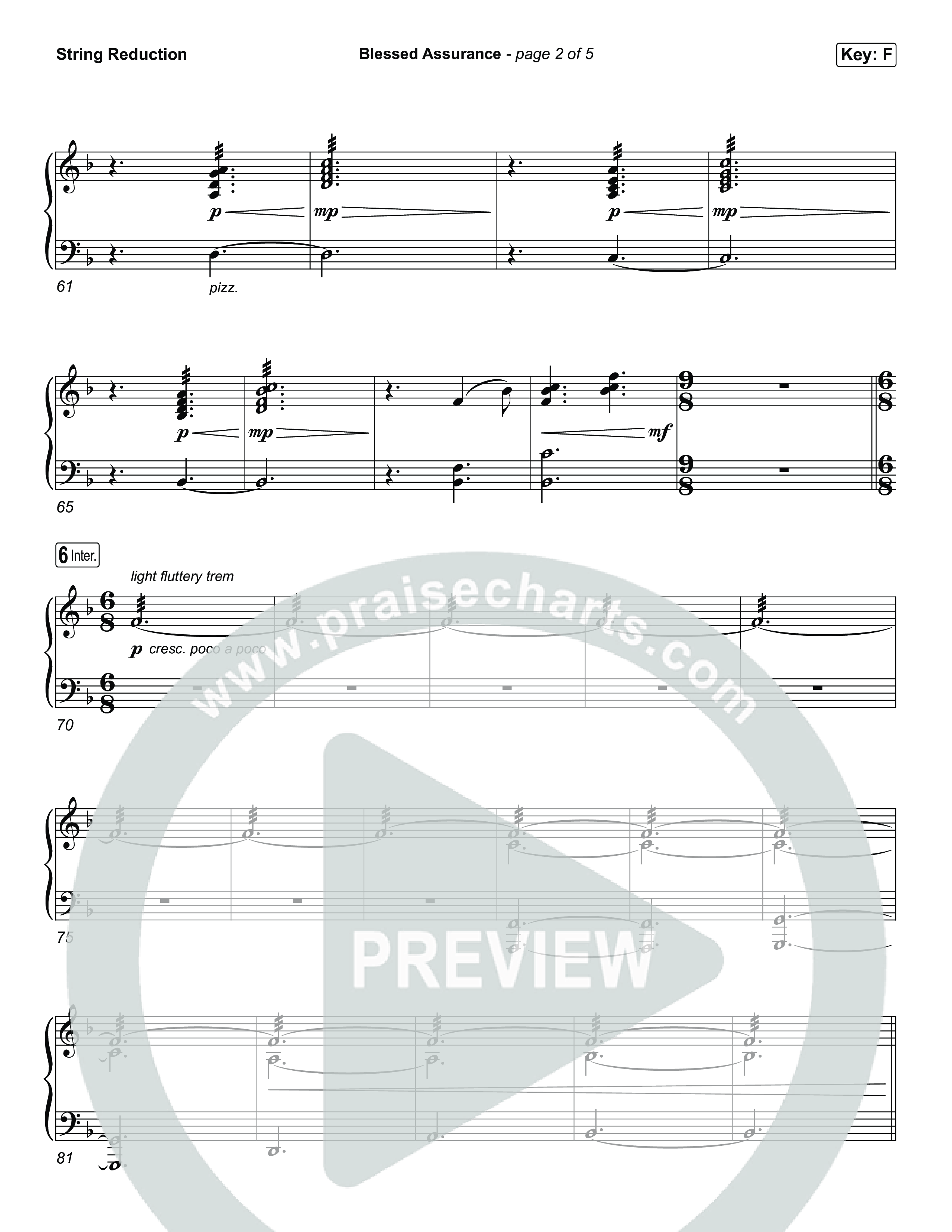 Blessed Assurance String Reduction (Tommee Profitt)