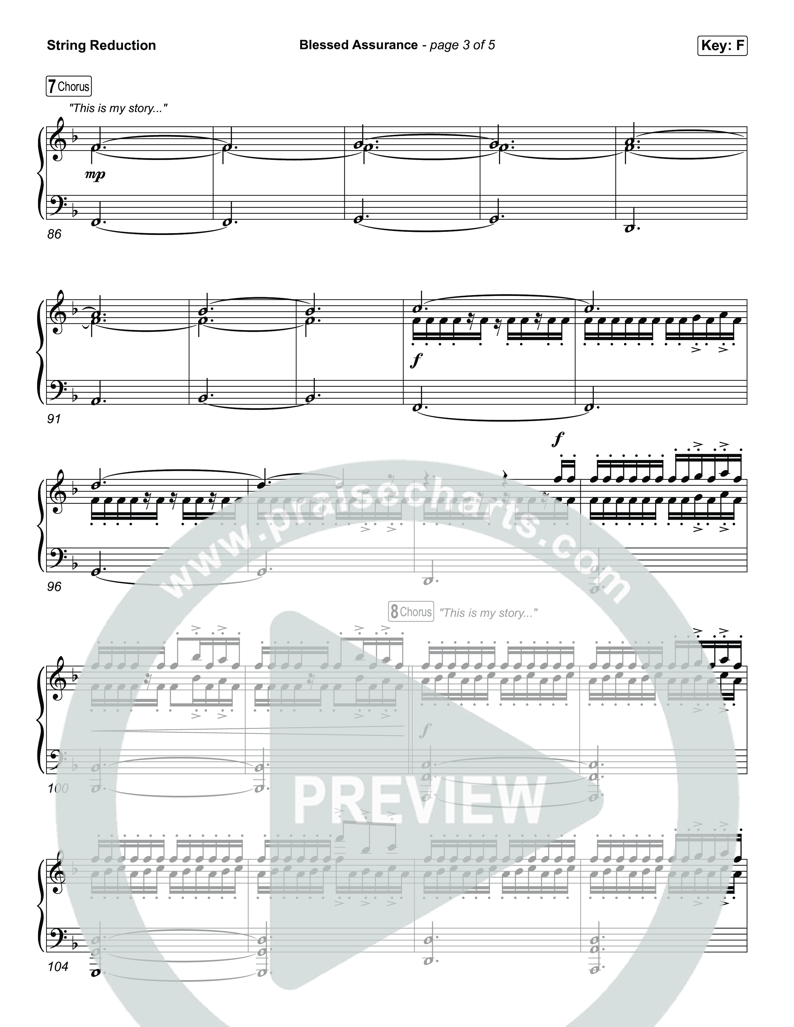 Blessed Assurance String Reduction (Tommee Profitt)