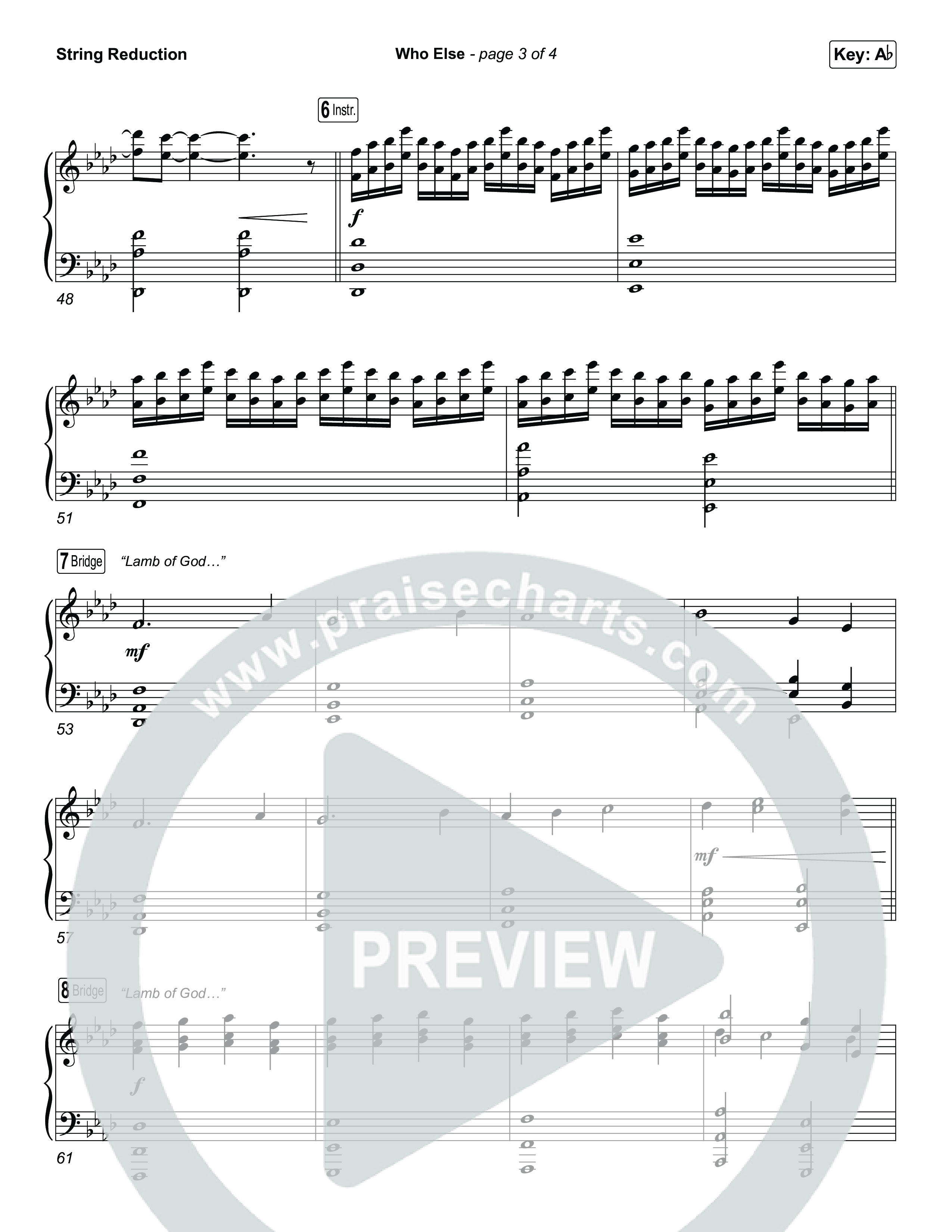 Who Else (Choral/SATB) String Reduction (Brooke Voland / Arr. Travis Cottrell / Orch. Mason Brown)