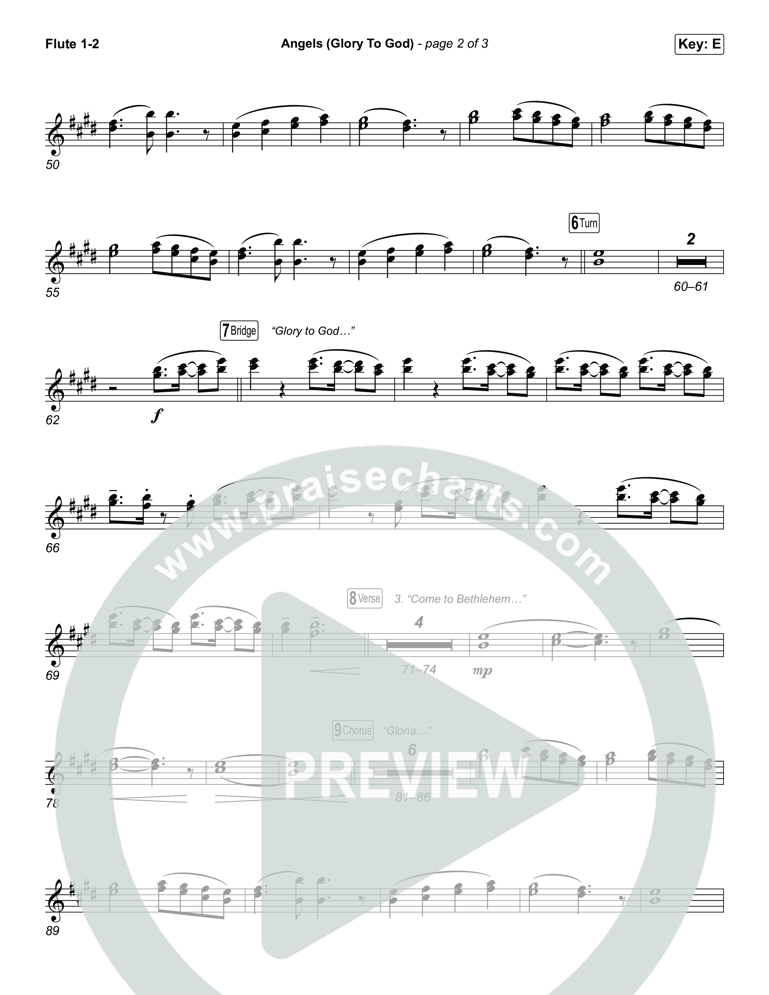 Angels (Glory To God) (Choral/SATB) Wind Pack (Travis Cottrell / Arr. Mason Brown)