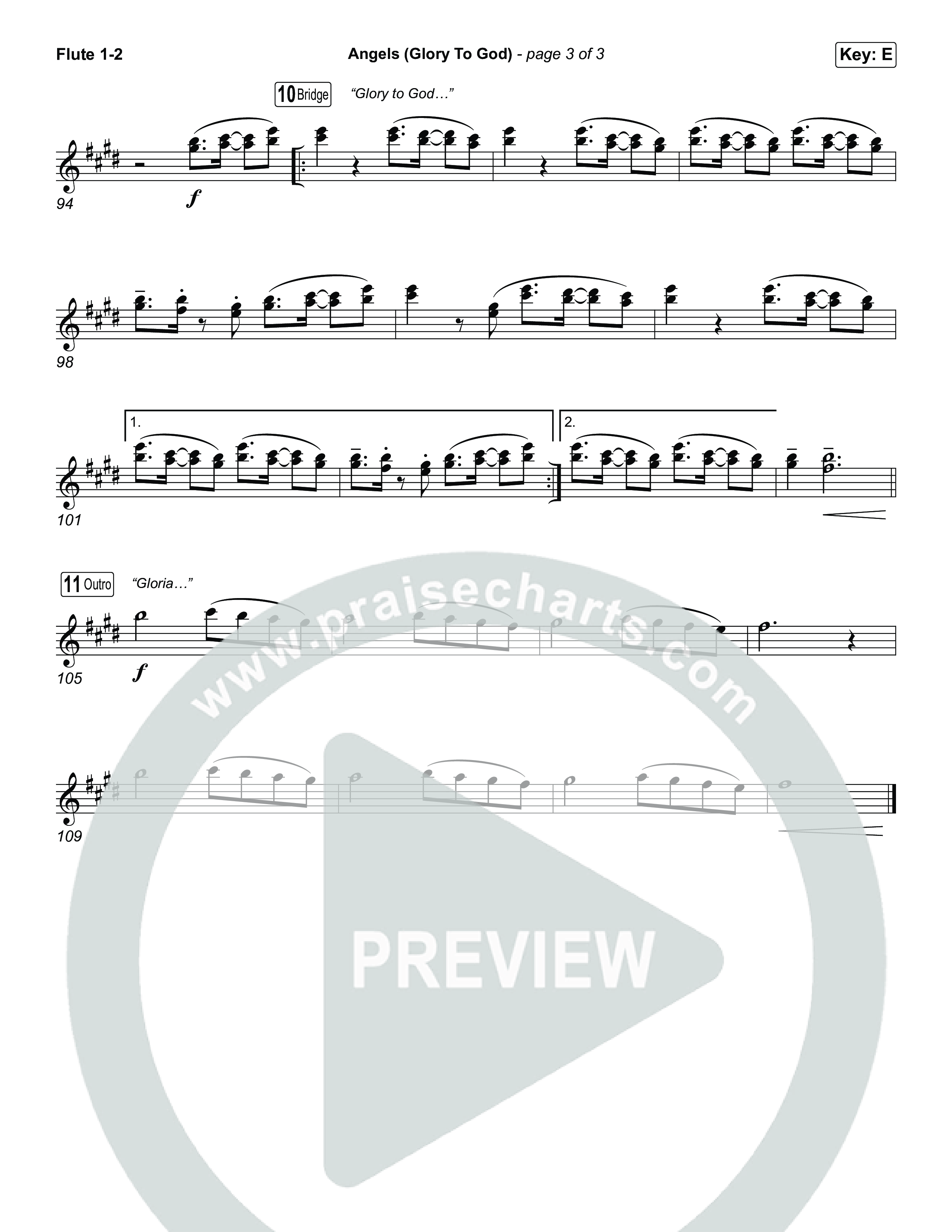 Angels (Glory To God) (Choral/SATB) Wind Pack (Travis Cottrell / Arr. Mason Brown)