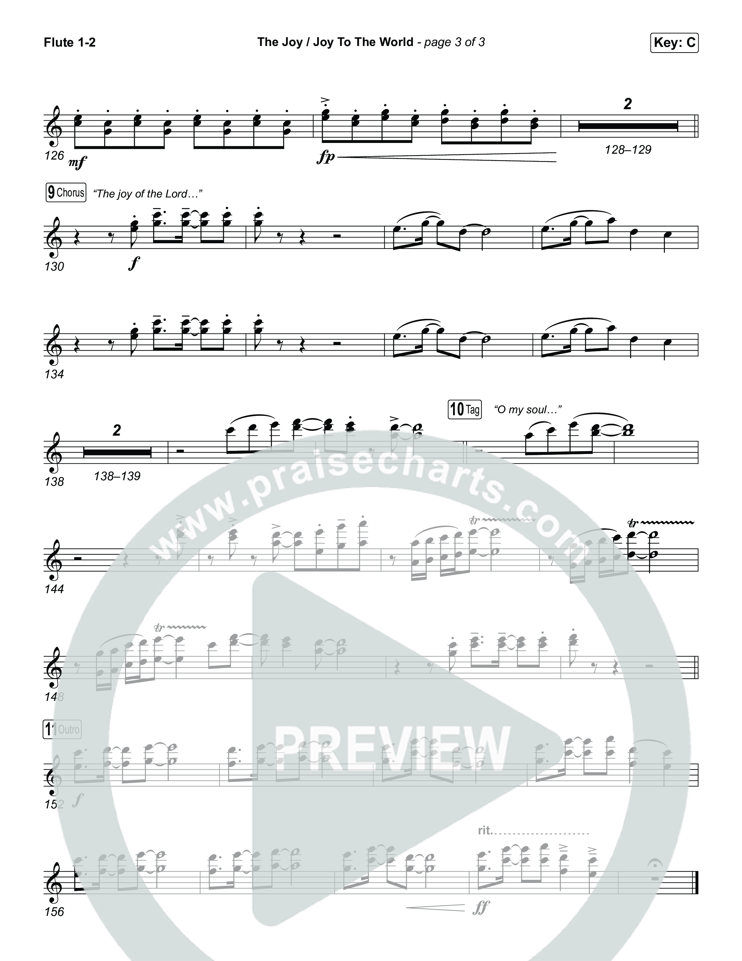The Joy / Joy To The World (Choral/SATB) Wind Pack (Travis Cottrell / Arr. Mason Brown / Arr. Daniel Galbraith)