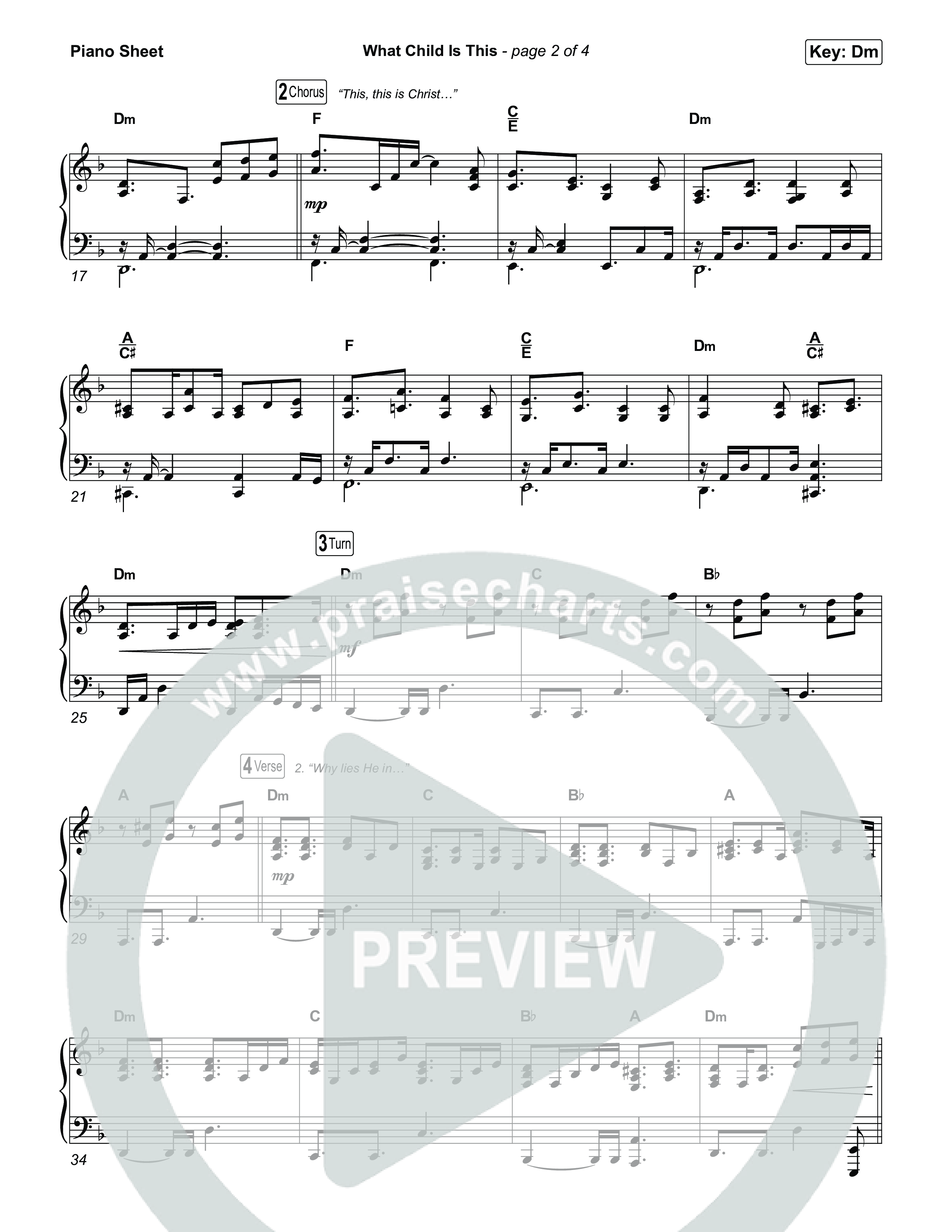 What Child Is This (Choral/SATB) Piano Sheet (Travis Cottrell / Arr. Mason Brown)