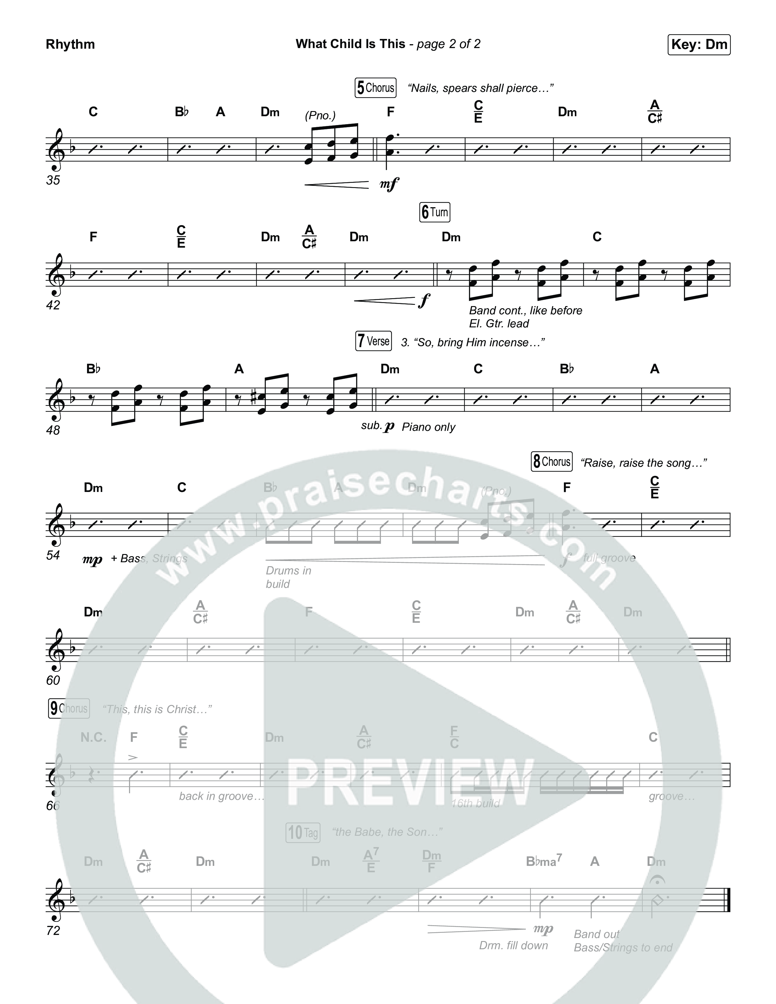 What Child Is This (Choral/SATB) Rhythm Pack (Travis Cottrell / Arr. Mason Brown)