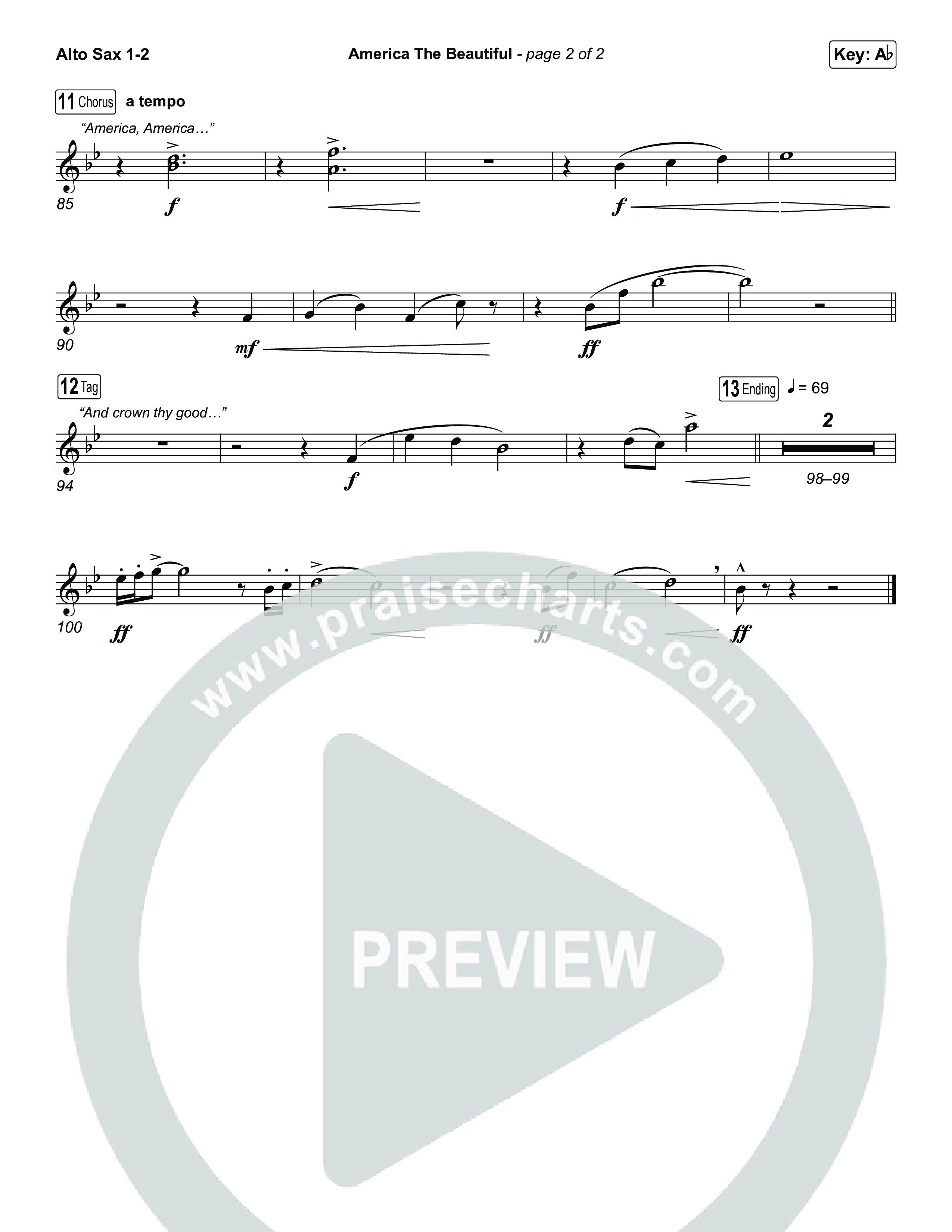 America The Beautiful (Choral/SATB) Sax Pack (Travis Cottrell / Arr. Mason Brown)
