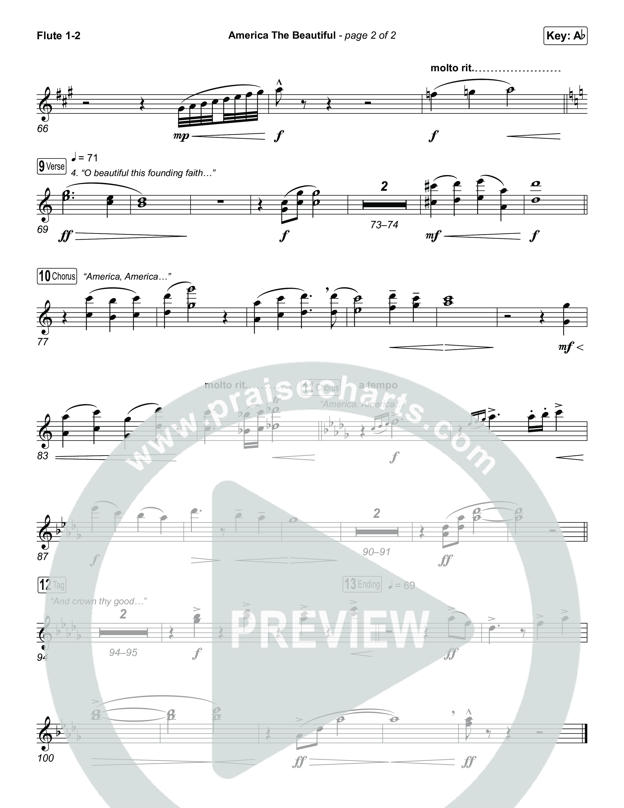America The Beautiful (Choral/SATB) Wind Pack (Travis Cottrell / Arr. Mason Brown)