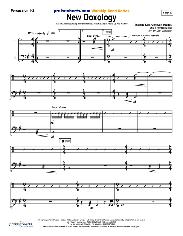 New Doxology Percussion (Gateway Worship)