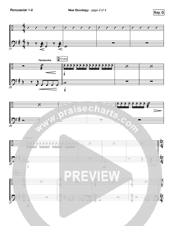 New Doxology Percussion (Gateway Worship)