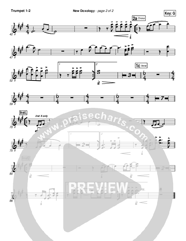 New Doxology Trumpet 1,2 (Gateway Worship)