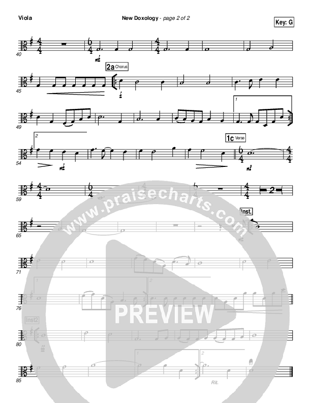 New Doxology Viola (Gateway Worship)