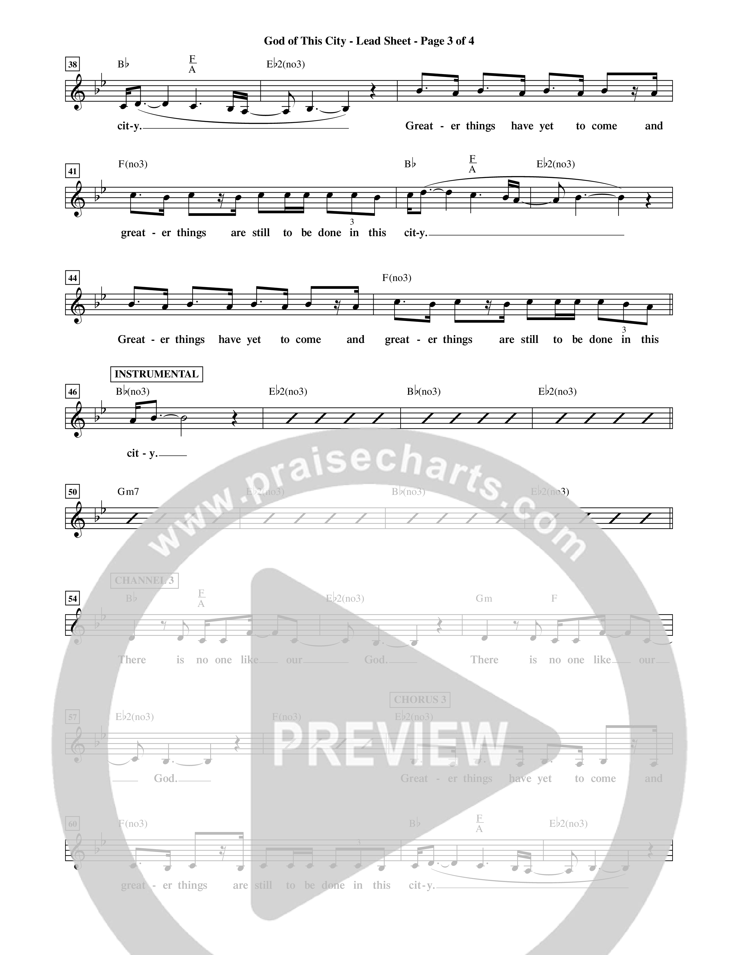 God Of This City (Choral Anthem SATB) Rhythm Pack (Word Music Choral / Orch. Ric Domenico)