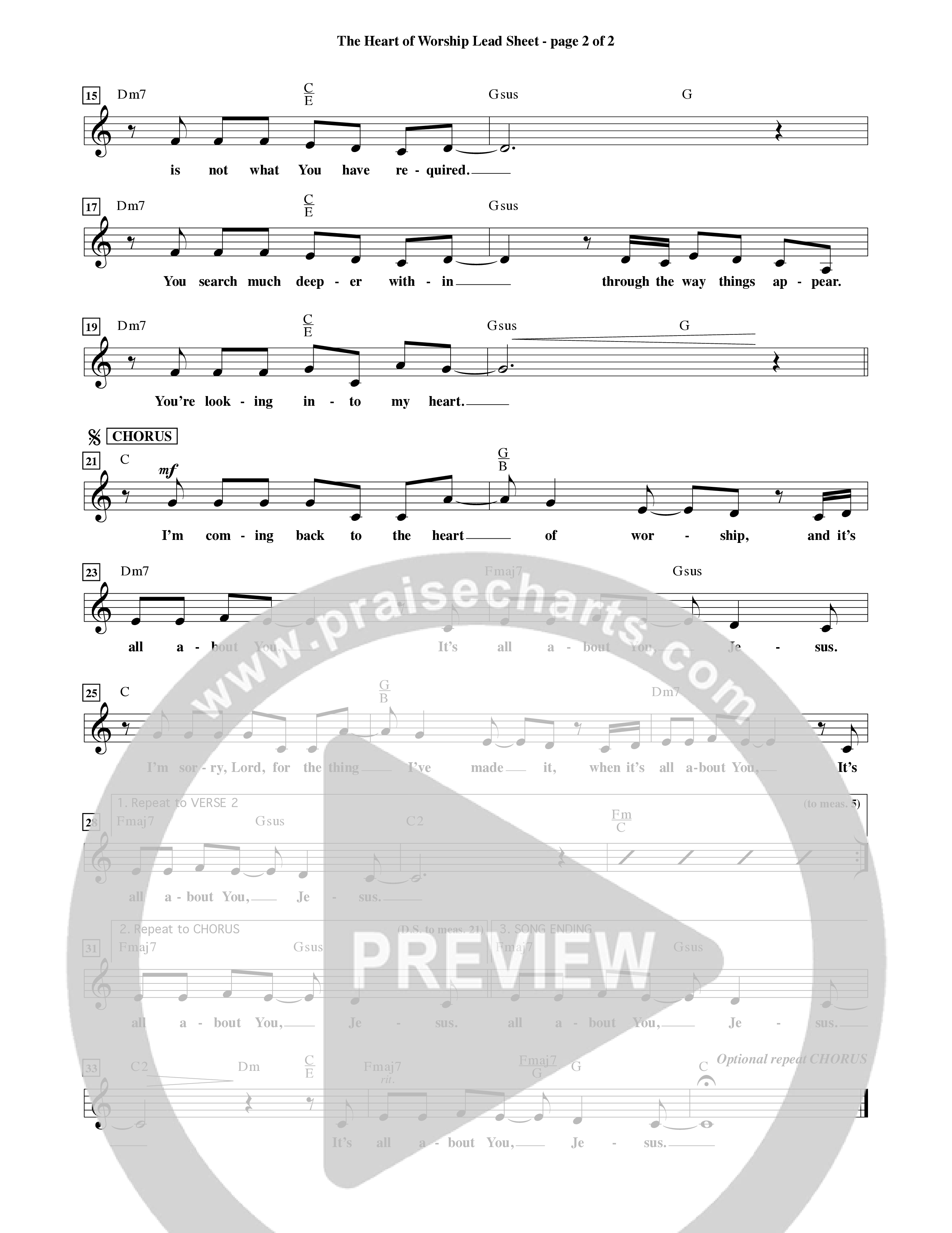 The Heart Of Worship (Choral Anthem SATB) Rhythm Pack (Word Music Choral / Orch. Tom Payne)
