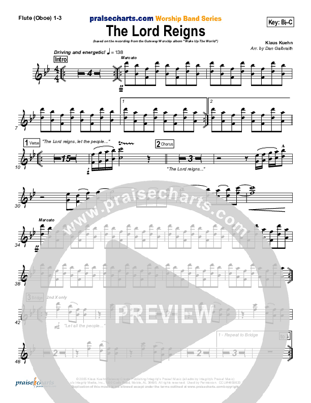 The Lord Reigns Wind Pack (Gateway Worship)