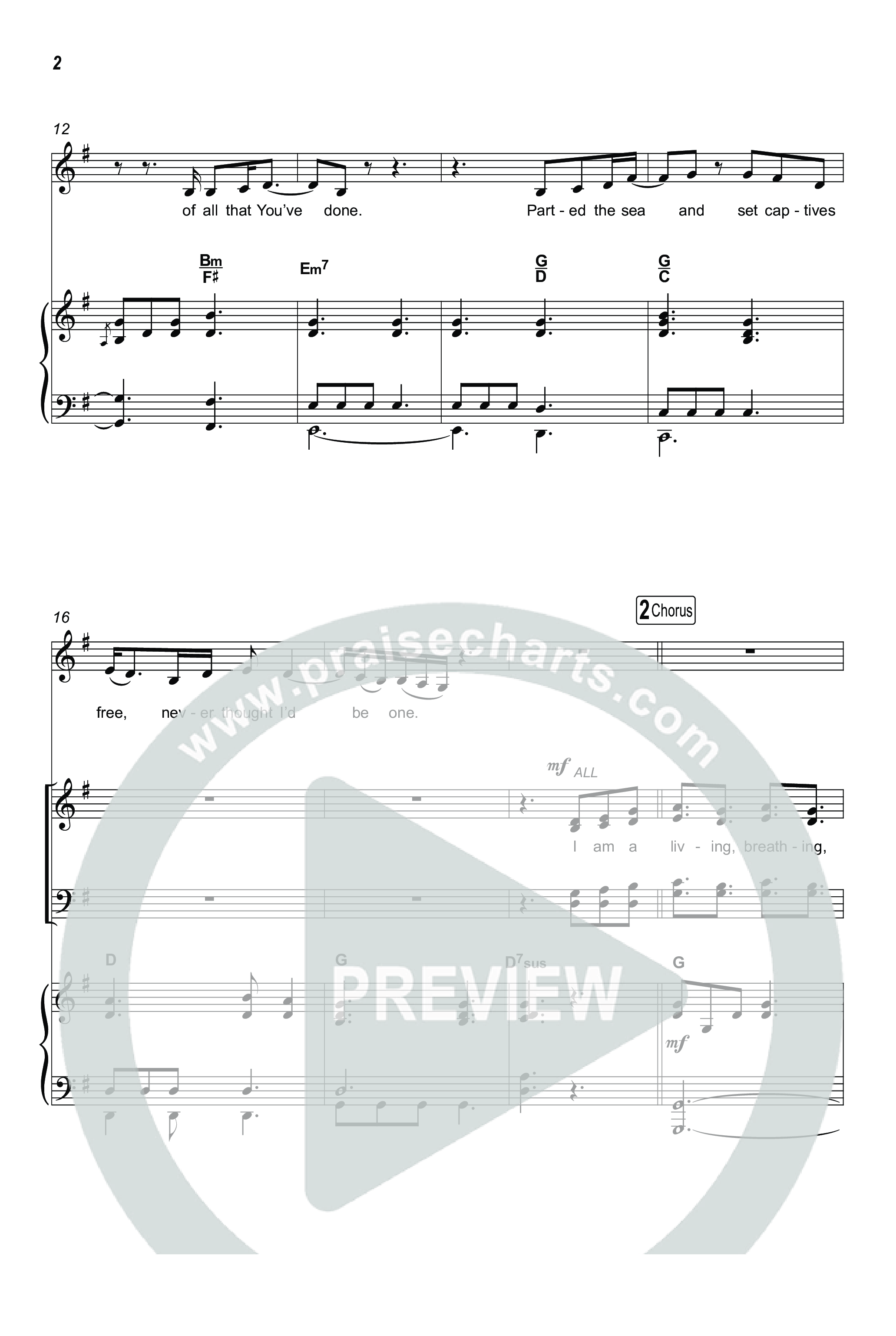 Testimony (Choral Anthem SATB) Octavo (SATB & Pno) (Terrian / Arr. Luke Gambill)