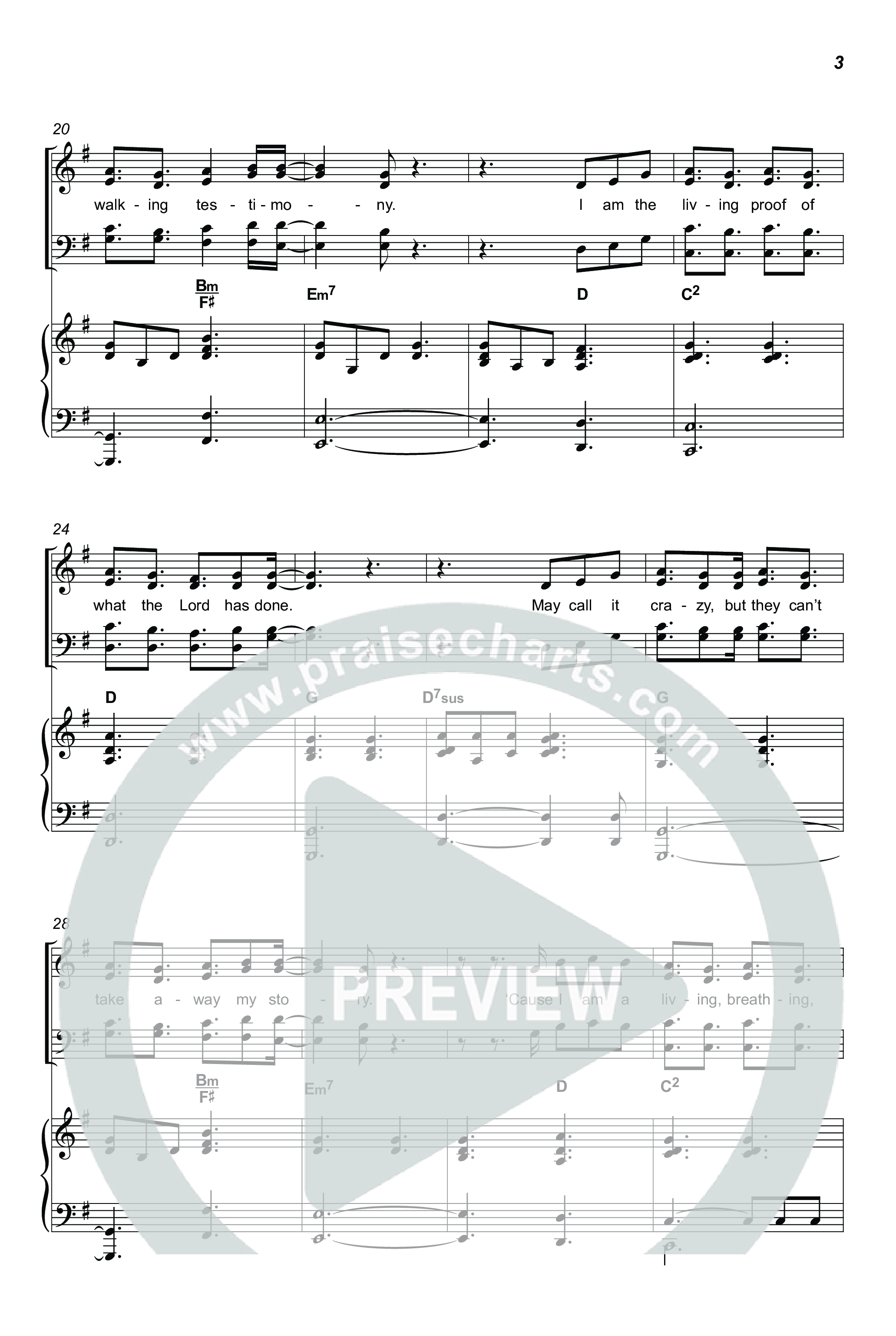 Testimony (Sing It Now) Octavo (SATB & Pno) (Terrian / Arr. Luke Gambill)