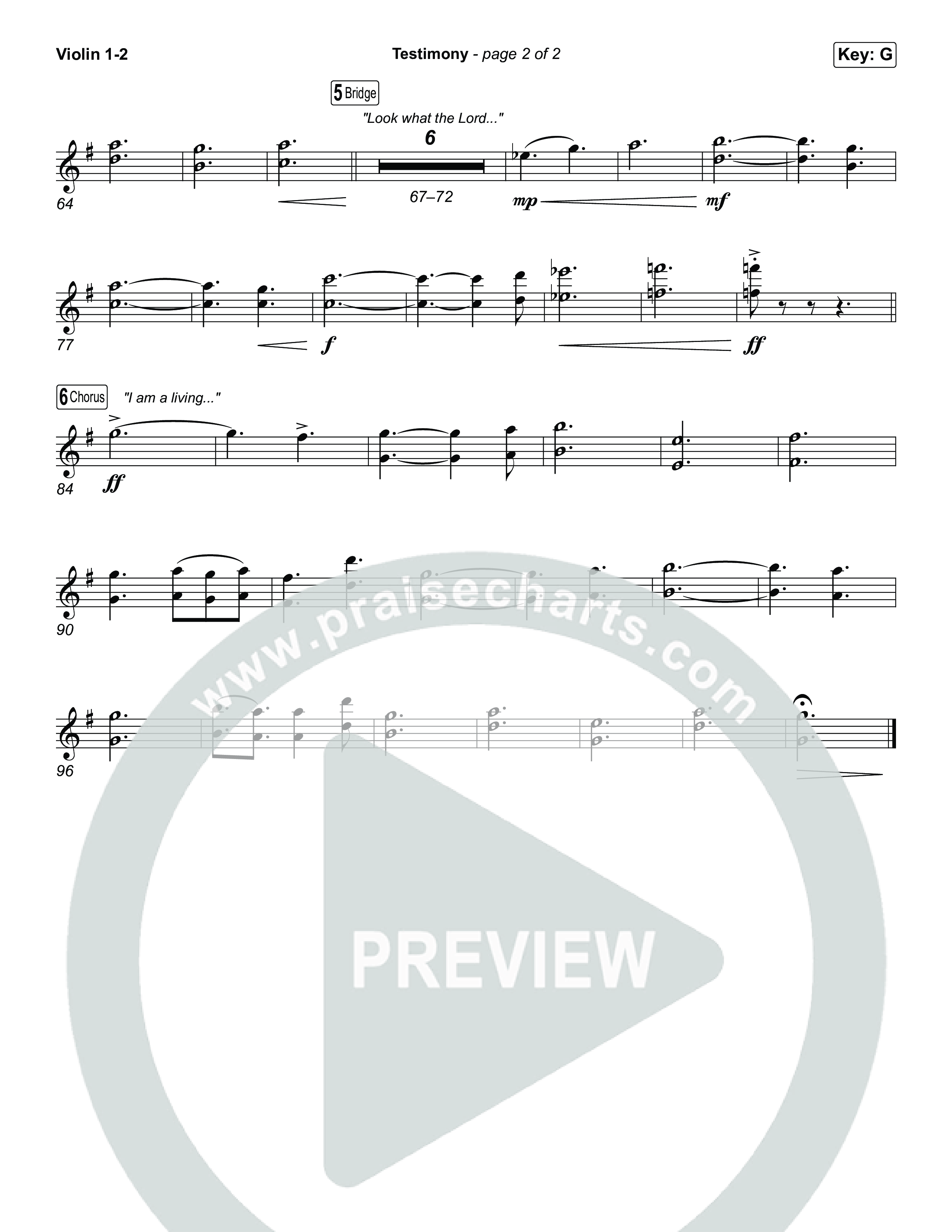 Testimony (Sing It Now) String Pack (Terrian / Arr. Luke Gambill)