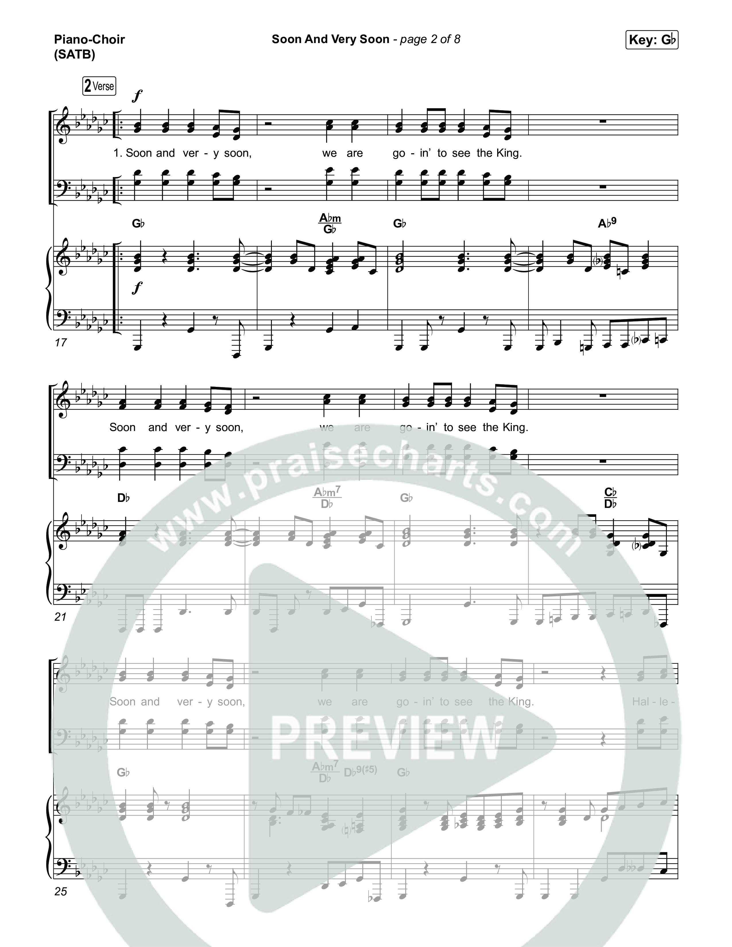 Soon And Very Soon Piano/Vocal (SATB) (Keith & Kristyn Getty / Sing! / Dwan Hill / The Choir Room)