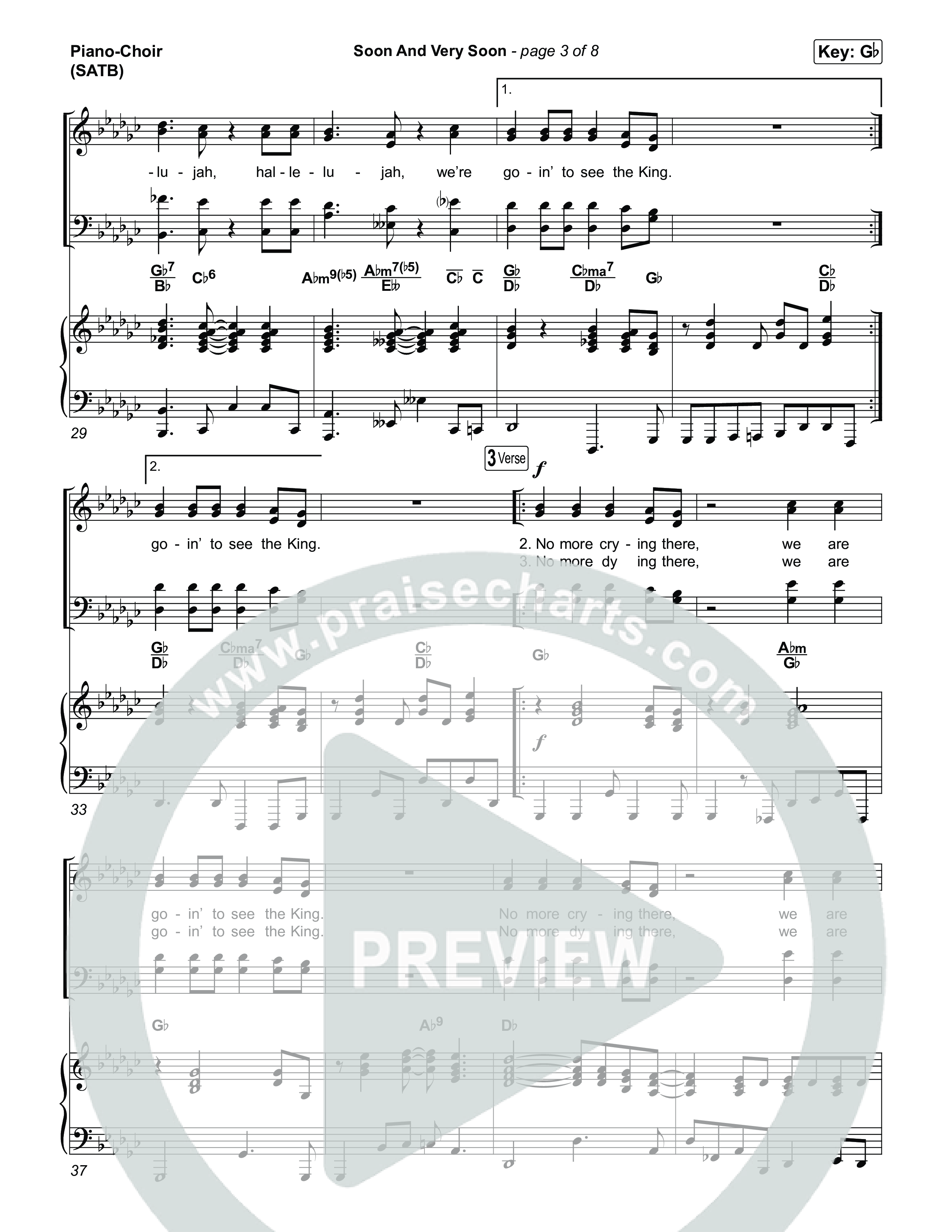 Soon And Very Soon Piano/Vocal (SATB) (Keith & Kristyn Getty / Sing! / Dwan Hill / The Choir Room)