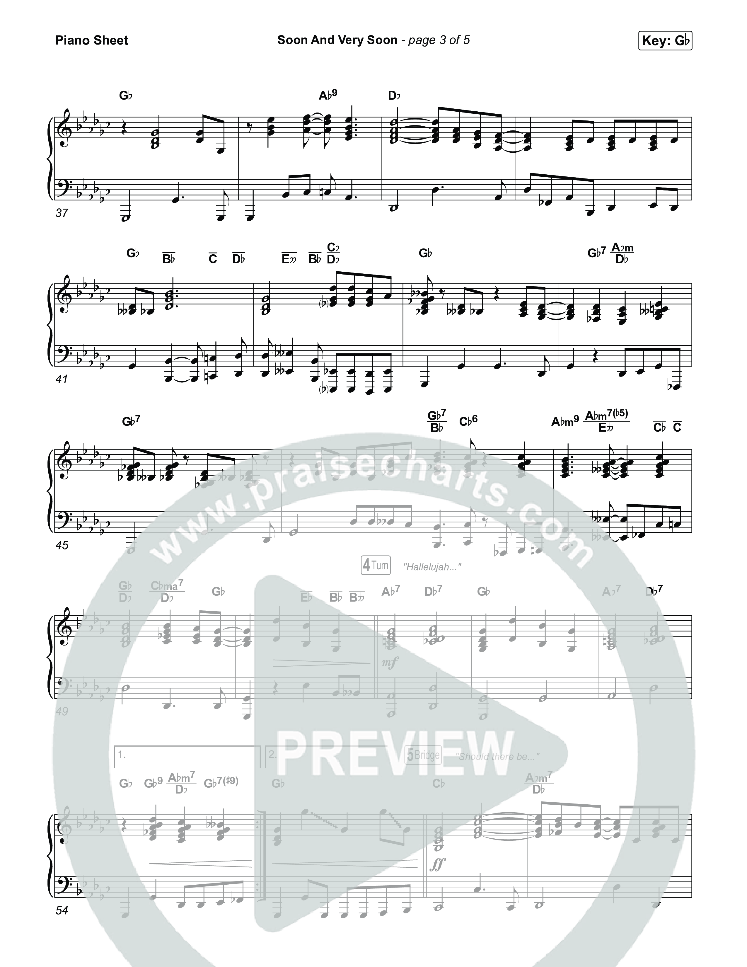 Soon And Very Soon Piano Sheet (Keith & Kristyn Getty / Sing! / Dwan Hill / The Choir Room)
