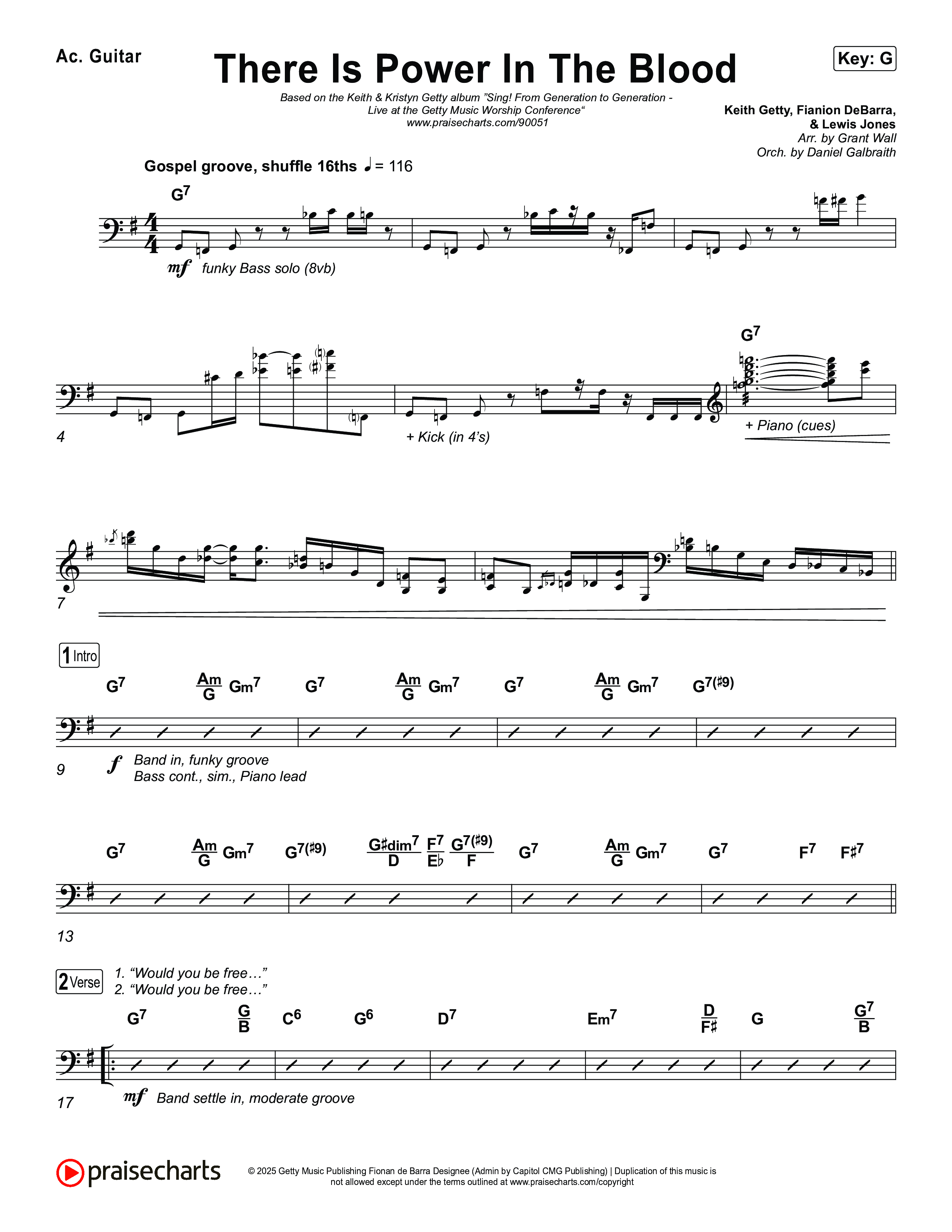 There Is Power In The Blood Acoustic Guitar (Keith & Kristyn Getty / CityAlight / Matt Boswell / Bryan Fowler / Jordan Kauflin / Matt Papa / The Getty Girls / Sing!)