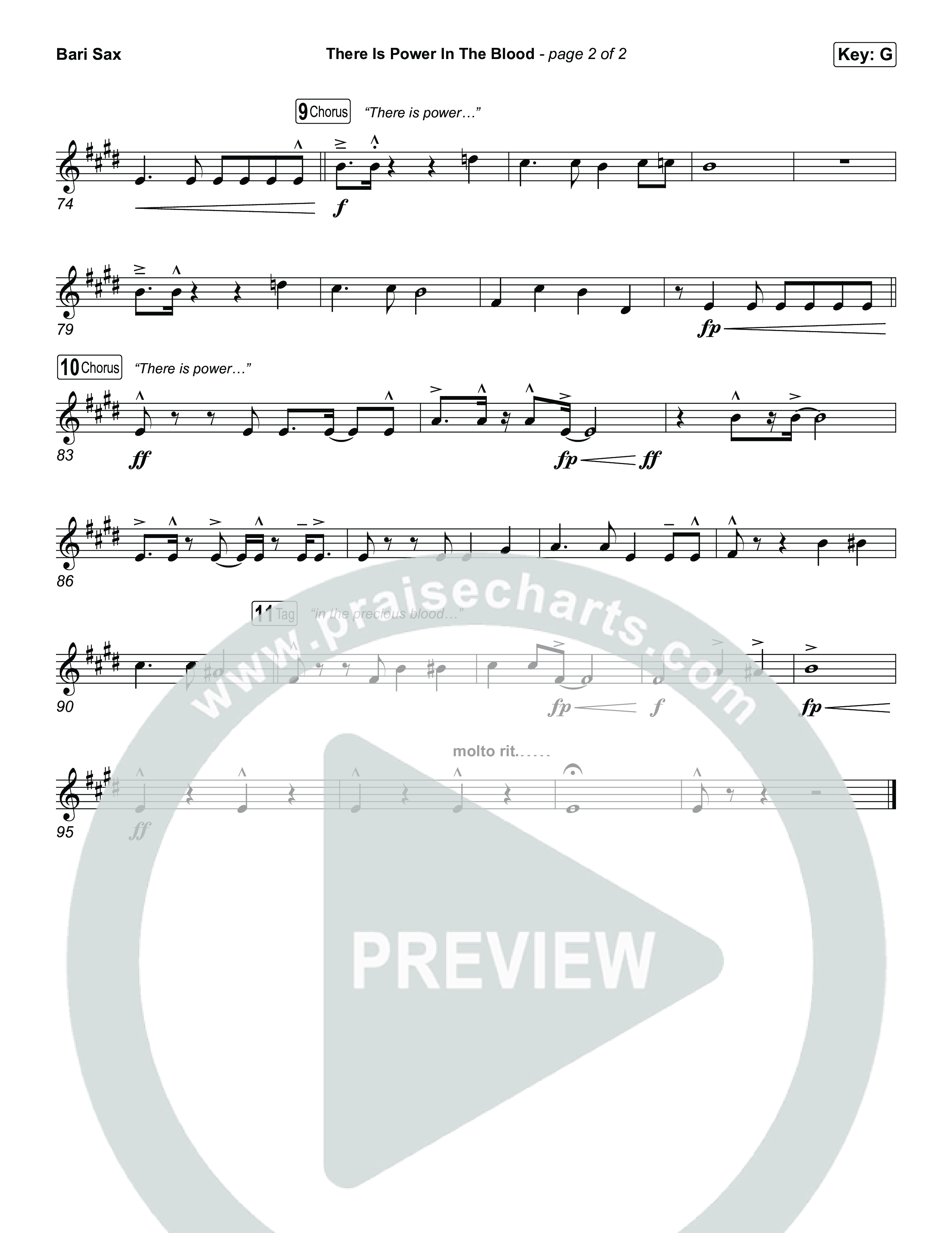 There Is Power In The Blood Bari Sax (Keith & Kristyn Getty / CityAlight / Matt Boswell / Bryan Fowler / Jordan Kauflin / Matt Papa / The Getty Girls / Sing!)