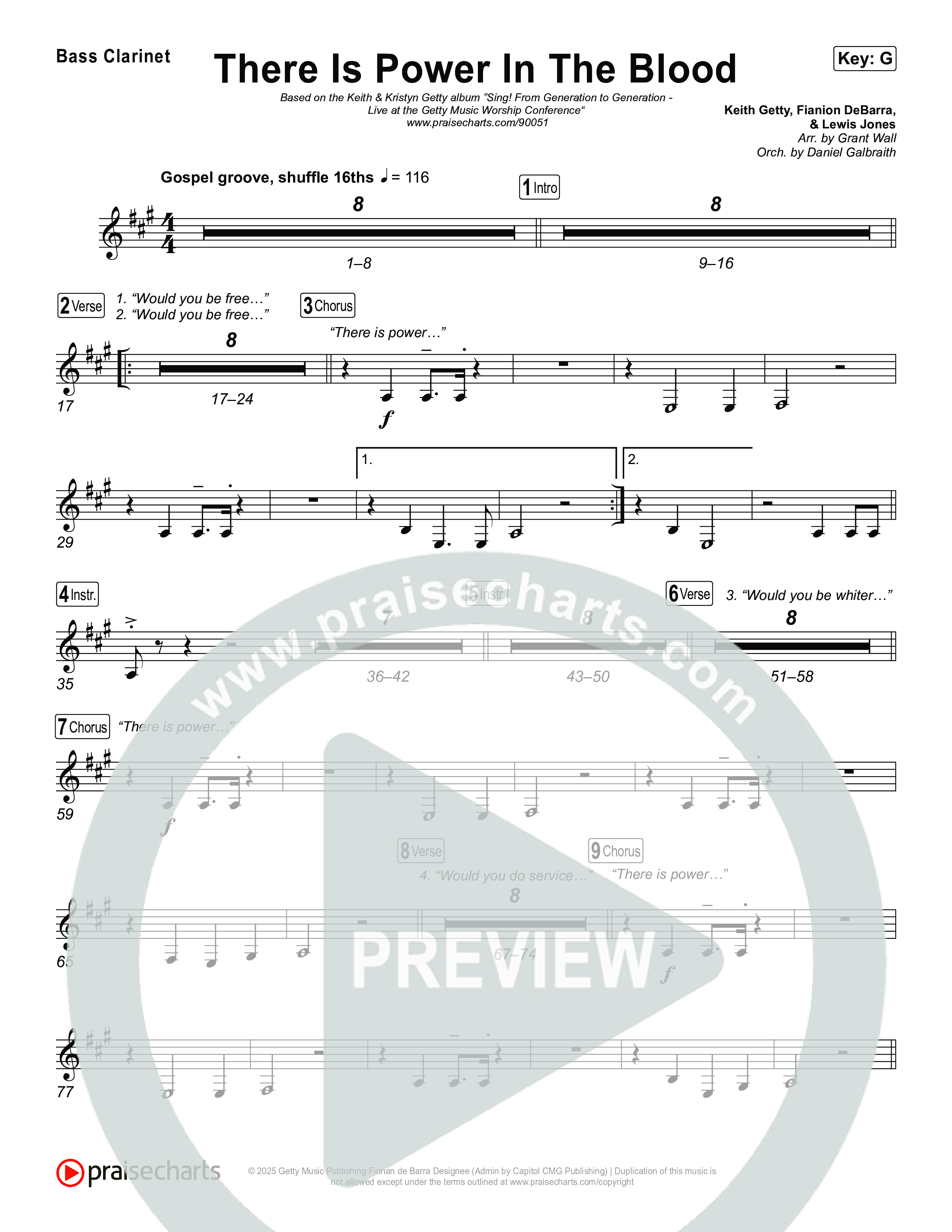 There Is Power In The Blood Bass Clarinet (Keith & Kristyn Getty / CityAlight / Matt Boswell / Bryan Fowler / Jordan Kauflin / Matt Papa / The Getty Girls / Sing!)