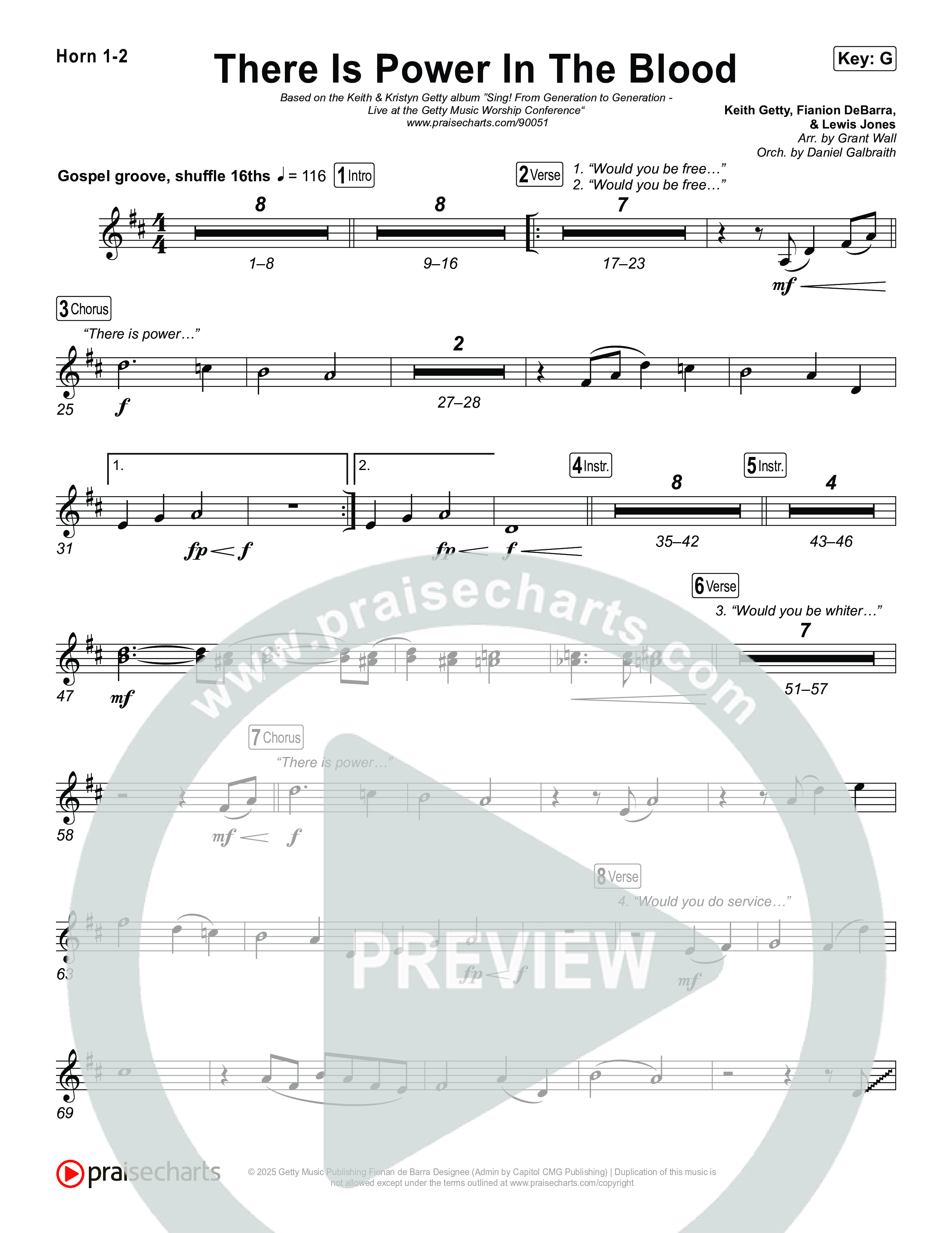 There Is Power In The Blood French Horn 1,2 (Keith & Kristyn Getty / CityAlight / Matt Boswell / Bryan Fowler / Jordan Kauflin / Matt Papa / The Getty Girls / Sing!)