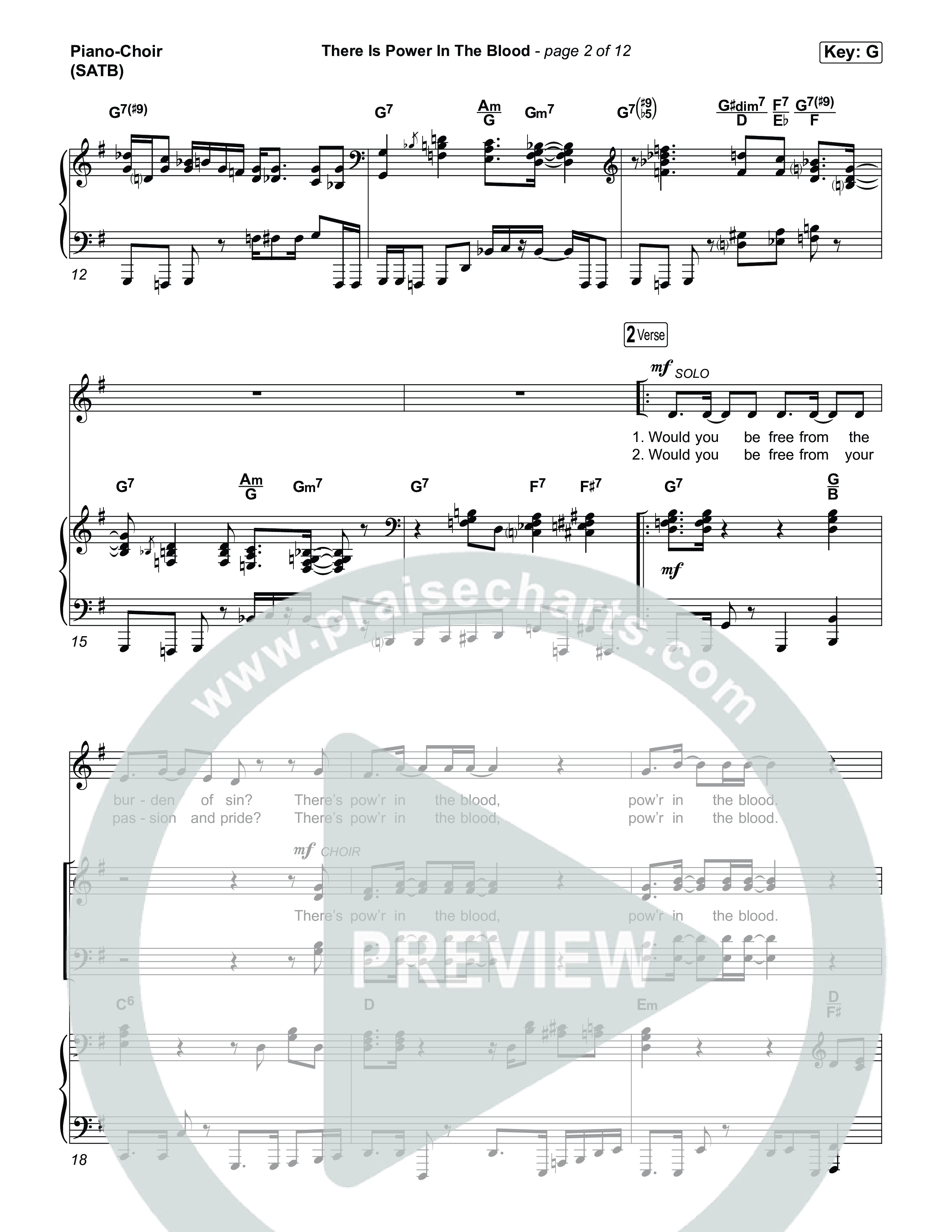 There Is Power In The Blood Piano/Vocal Pack (Keith & Kristyn Getty / CityAlight / Matt Boswell / Bryan Fowler / Jordan Kauflin / Matt Papa / The Getty Girls / Sing!)