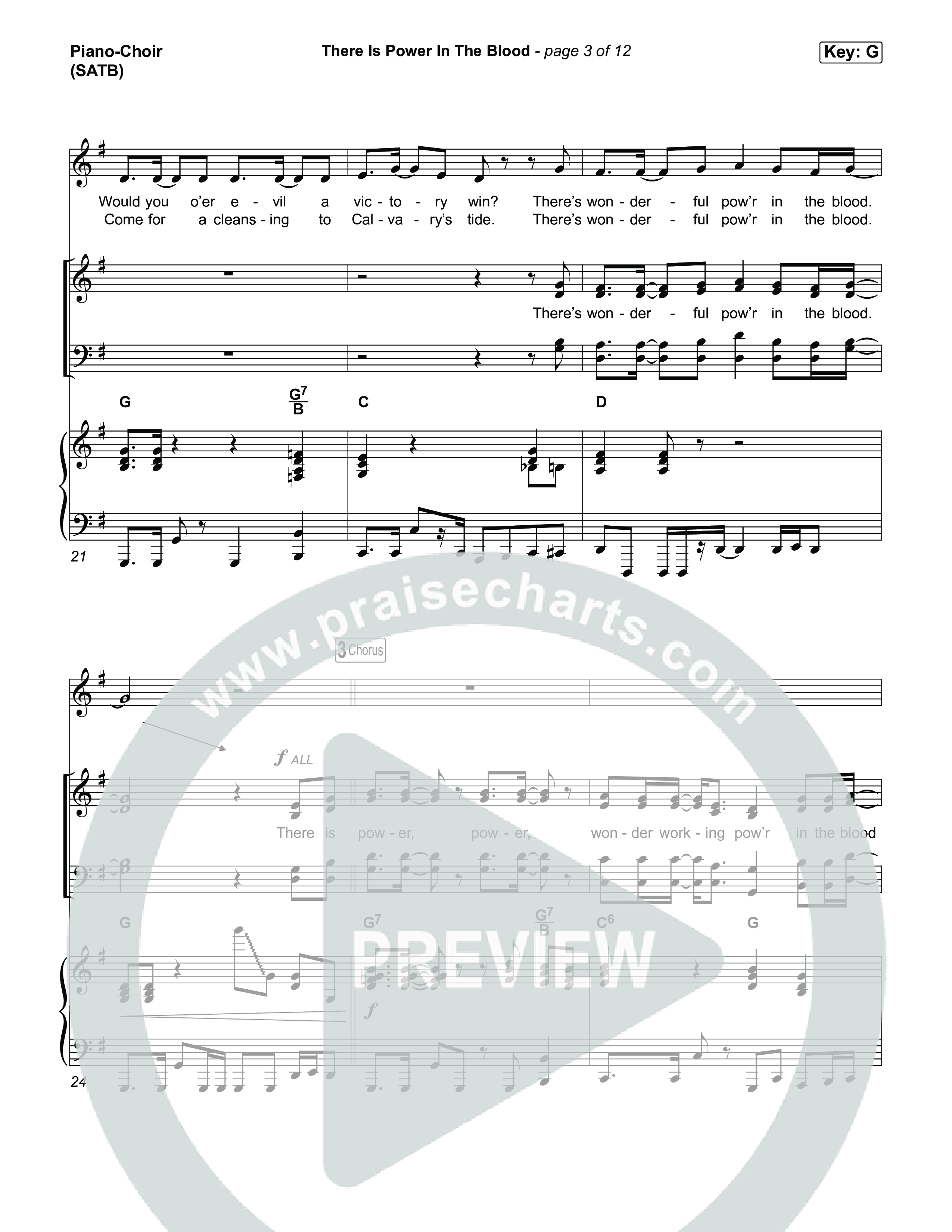 There Is Power In The Blood Piano/Vocal Pack (Keith & Kristyn Getty / CityAlight / Matt Boswell / Bryan Fowler / Jordan Kauflin / Matt Papa / The Getty Girls / Sing!)