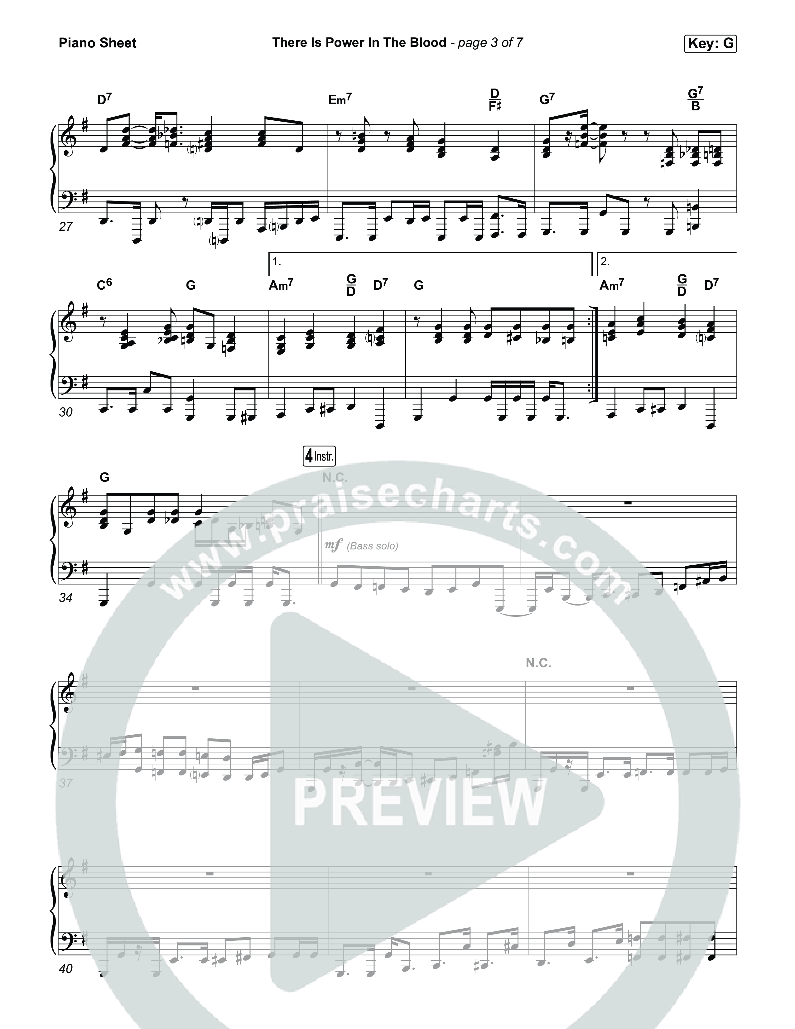 There Is Power In The Blood Piano Sheet (Keith & Kristyn Getty / CityAlight / Matt Boswell / Bryan Fowler / Jordan Kauflin / Matt Papa / The Getty Girls / Sing!)