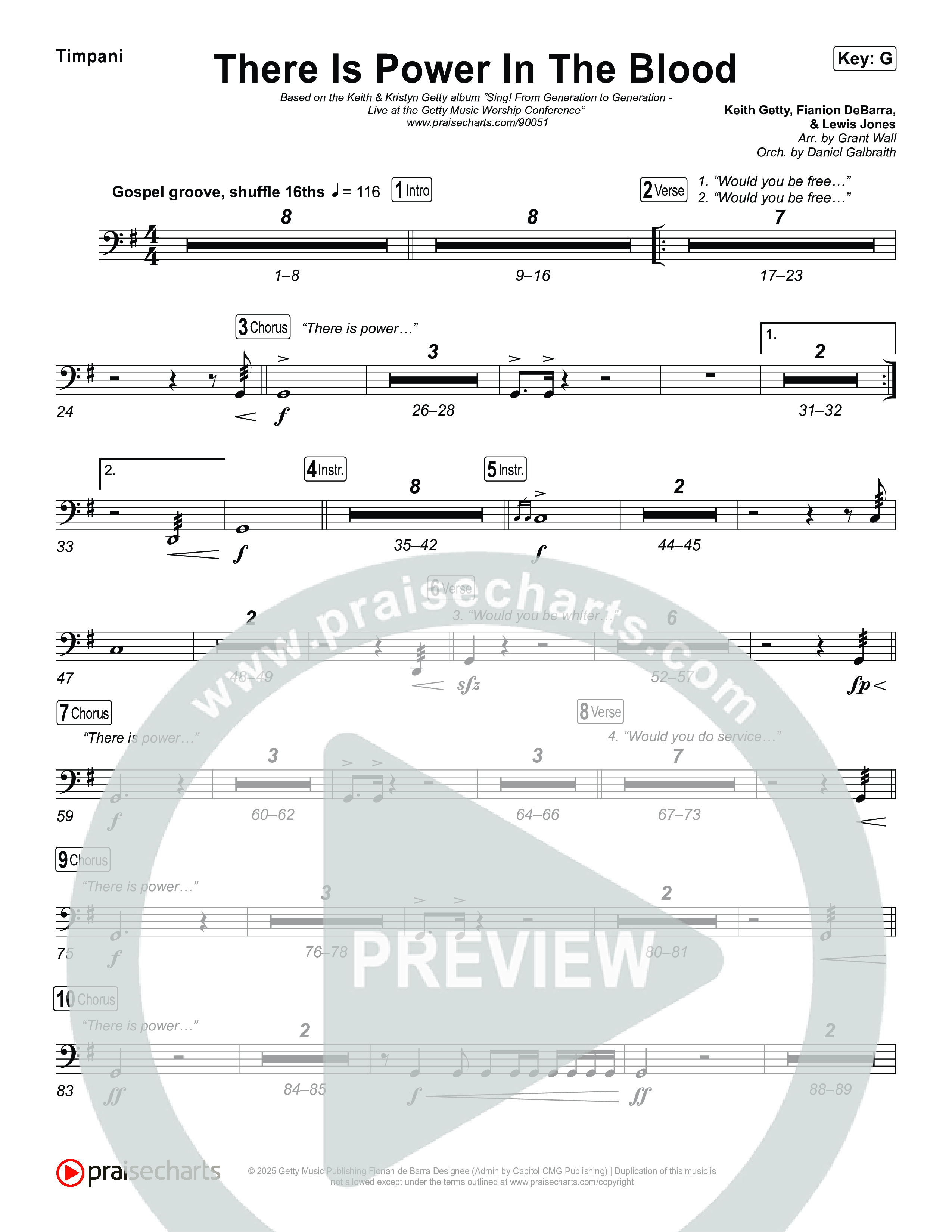 There Is Power In The Blood Timpani (Keith & Kristyn Getty / CityAlight / Matt Boswell / Bryan Fowler / Jordan Kauflin / Matt Papa / The Getty Girls / Sing!)