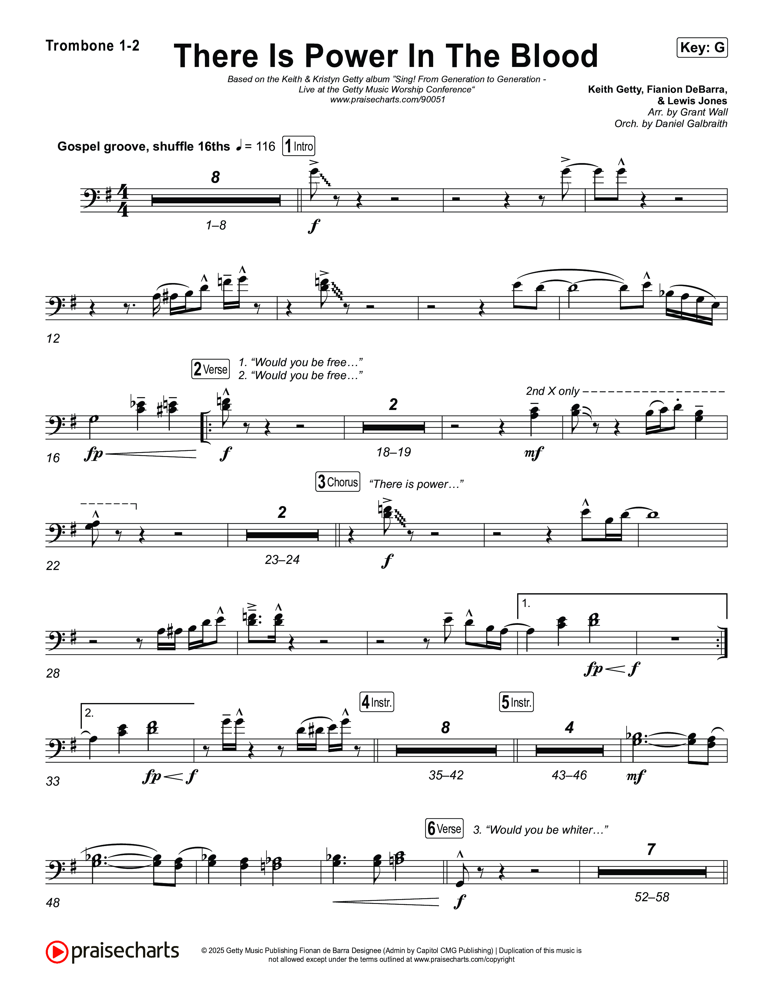 There Is Power In The Blood Trombone 1/2 (Keith & Kristyn Getty / CityAlight / Matt Boswell / Bryan Fowler / Jordan Kauflin / Matt Papa / The Getty Girls / Sing!)