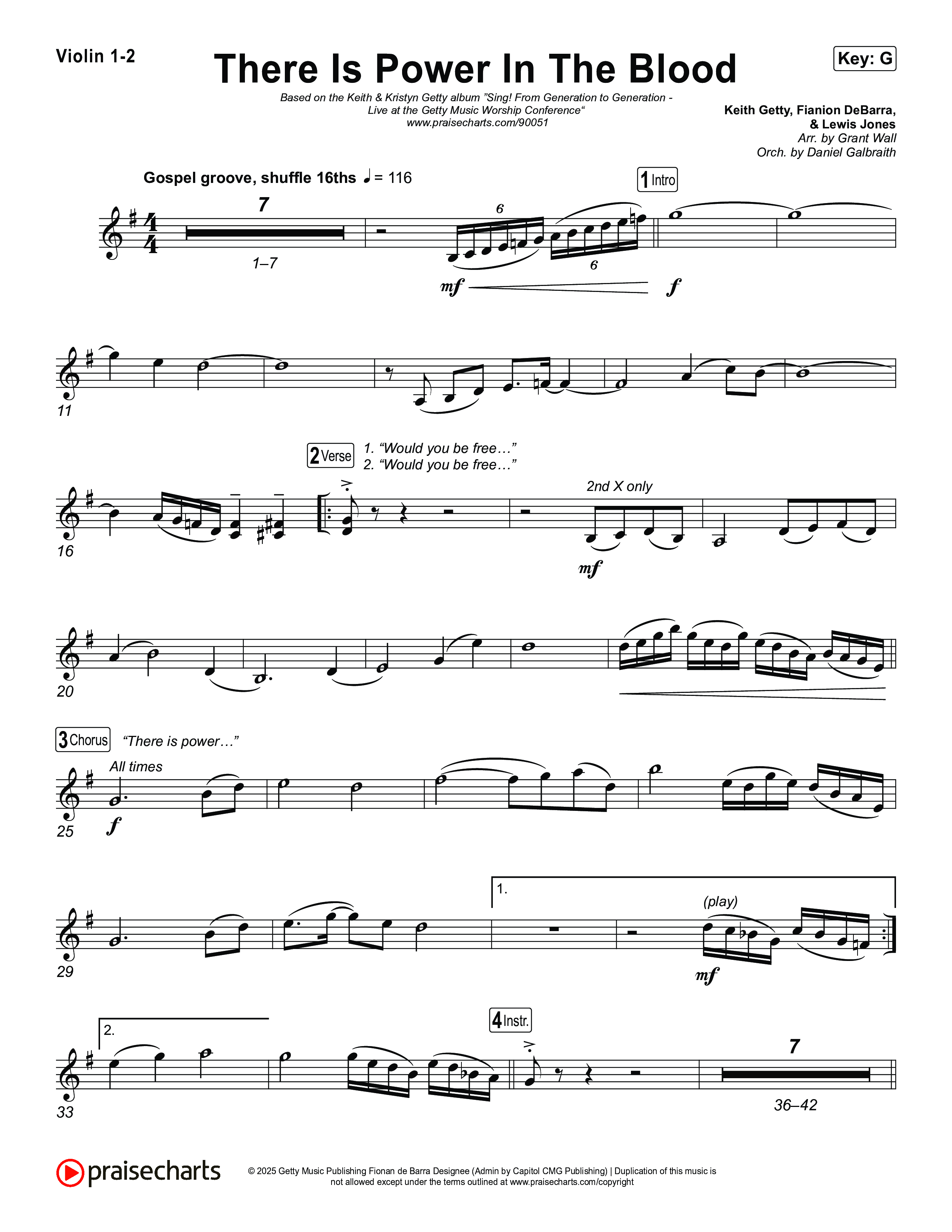 There Is Power In The Blood Violin 1,2 (Keith & Kristyn Getty / CityAlight / Matt Boswell / Bryan Fowler / Jordan Kauflin / Matt Papa / The Getty Girls / Sing!)