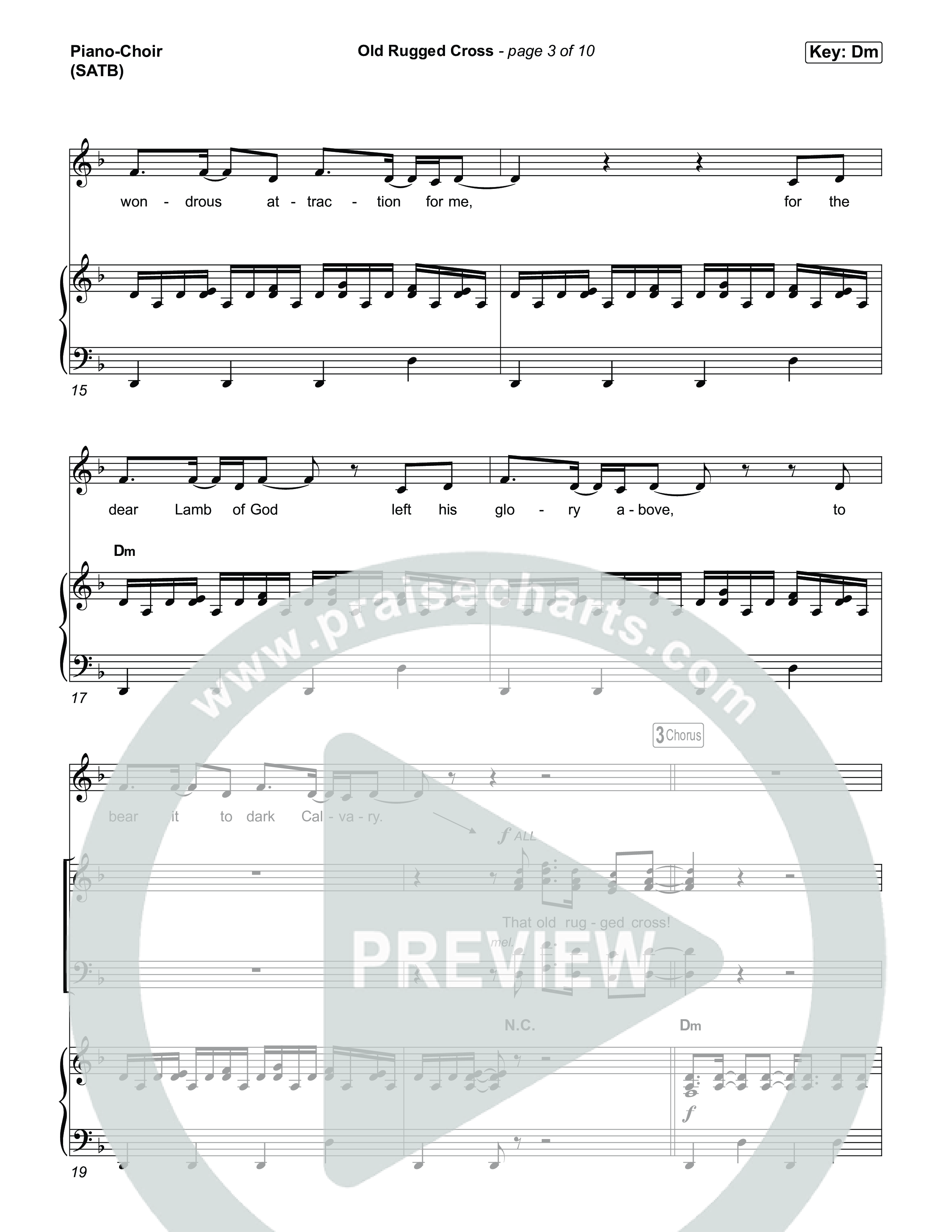 Old Rugged Cross Piano/Vocal Pack (Tommee Profitt / Ben Fuller)