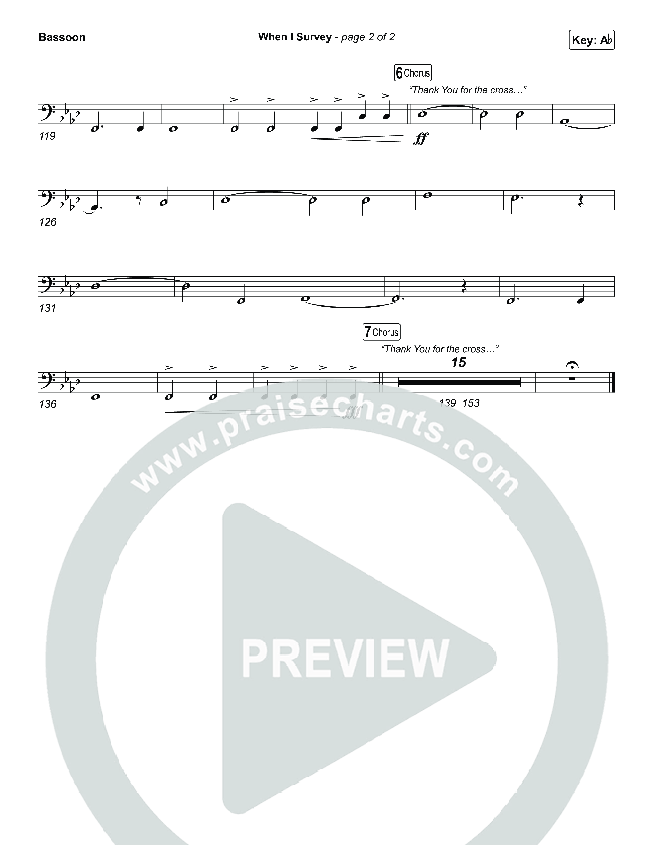 When I Survey Bassoon (Tommee Profitt / Jenn Johnson)