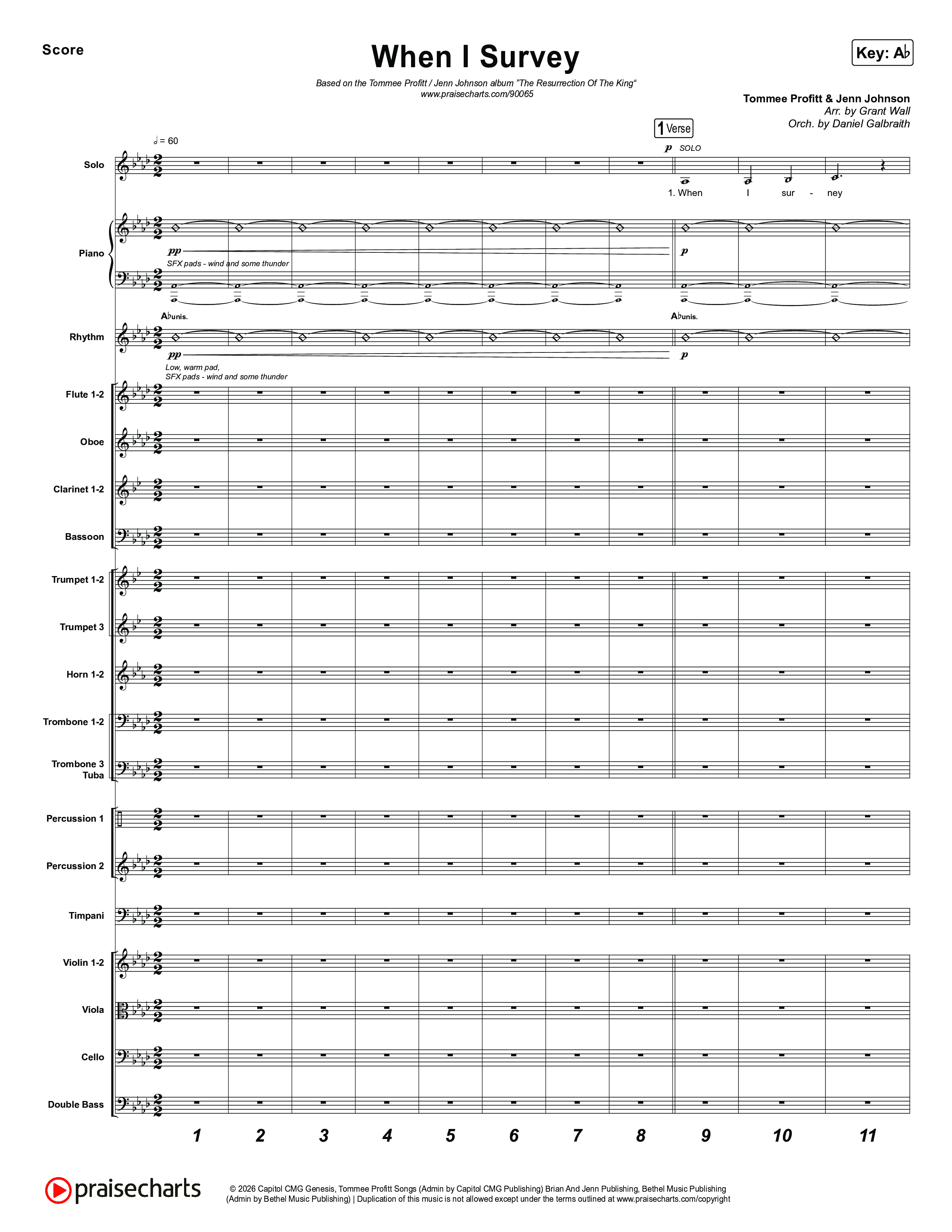 When I Survey Orchestration (Tommee Profitt / Jenn Johnson)