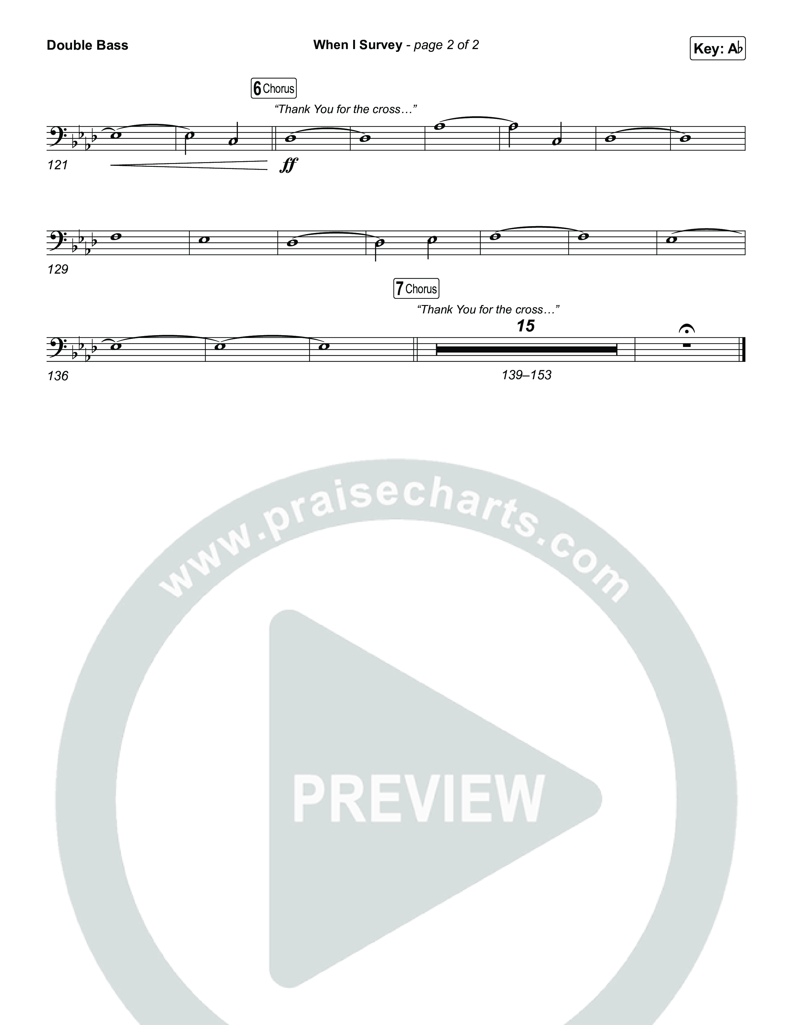 When I Survey String Bass (Tommee Profitt / Jenn Johnson)