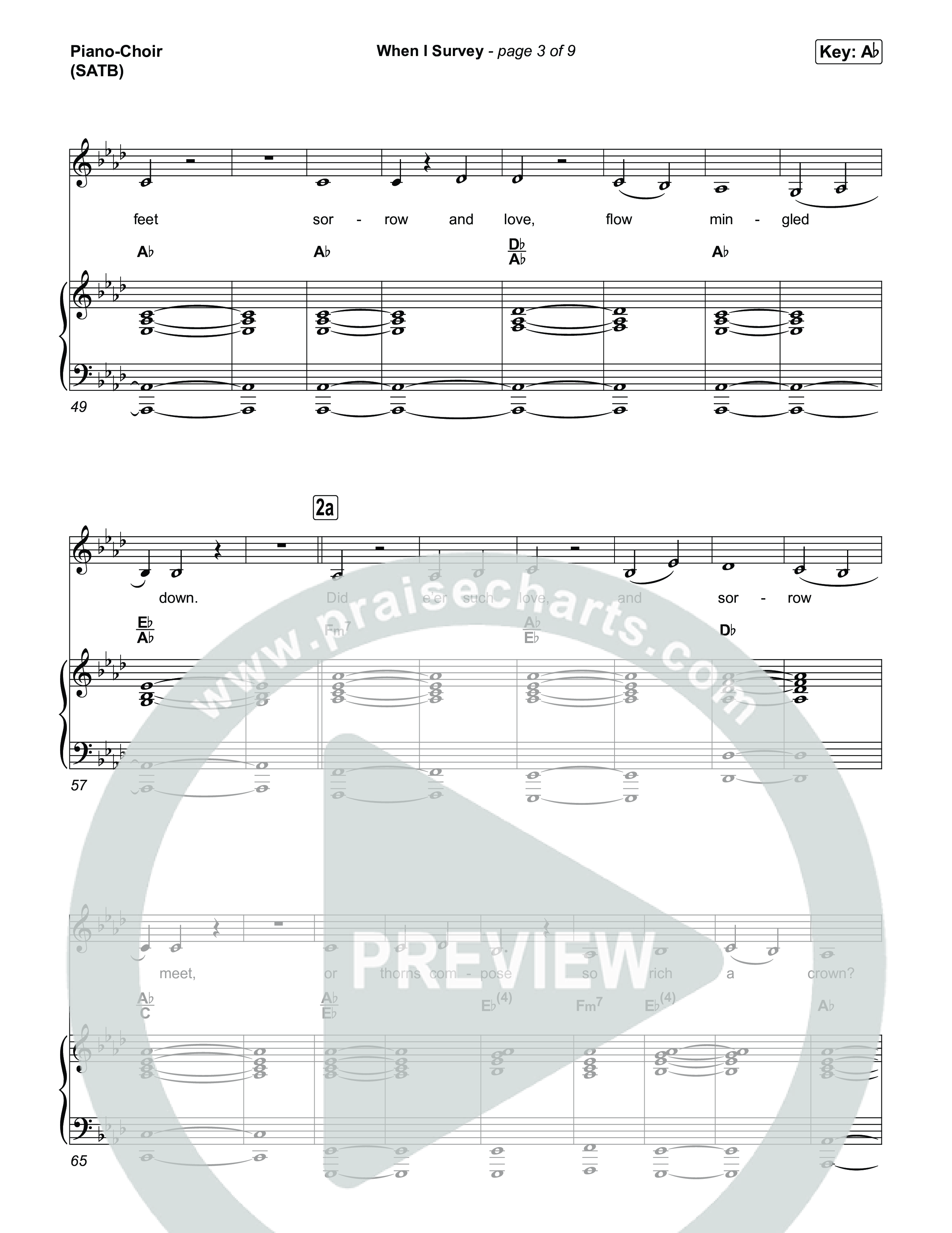 When I Survey Piano/Vocal Pack (Tommee Profitt / Jenn Johnson)