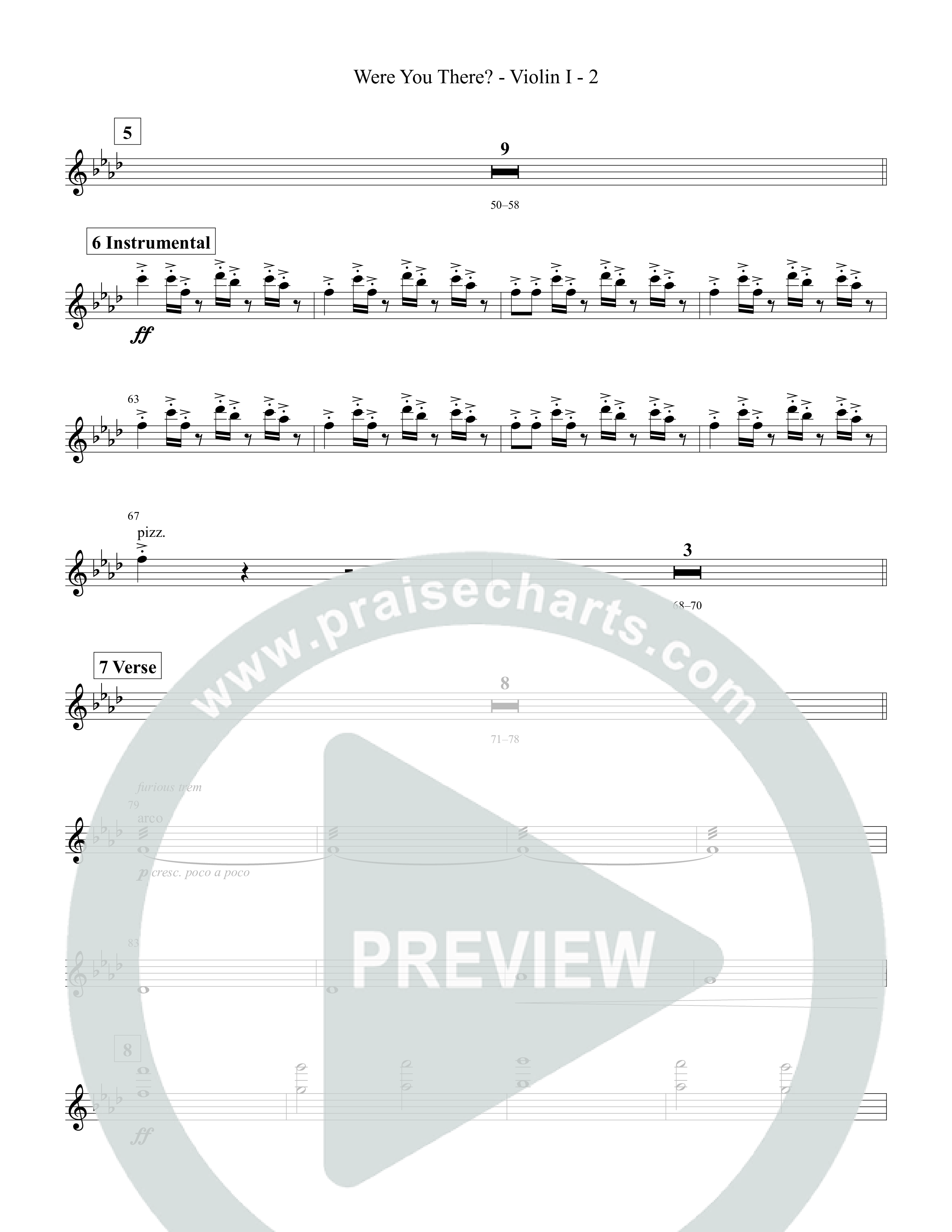 Were You There Violin 1 (Tommee Profitt)