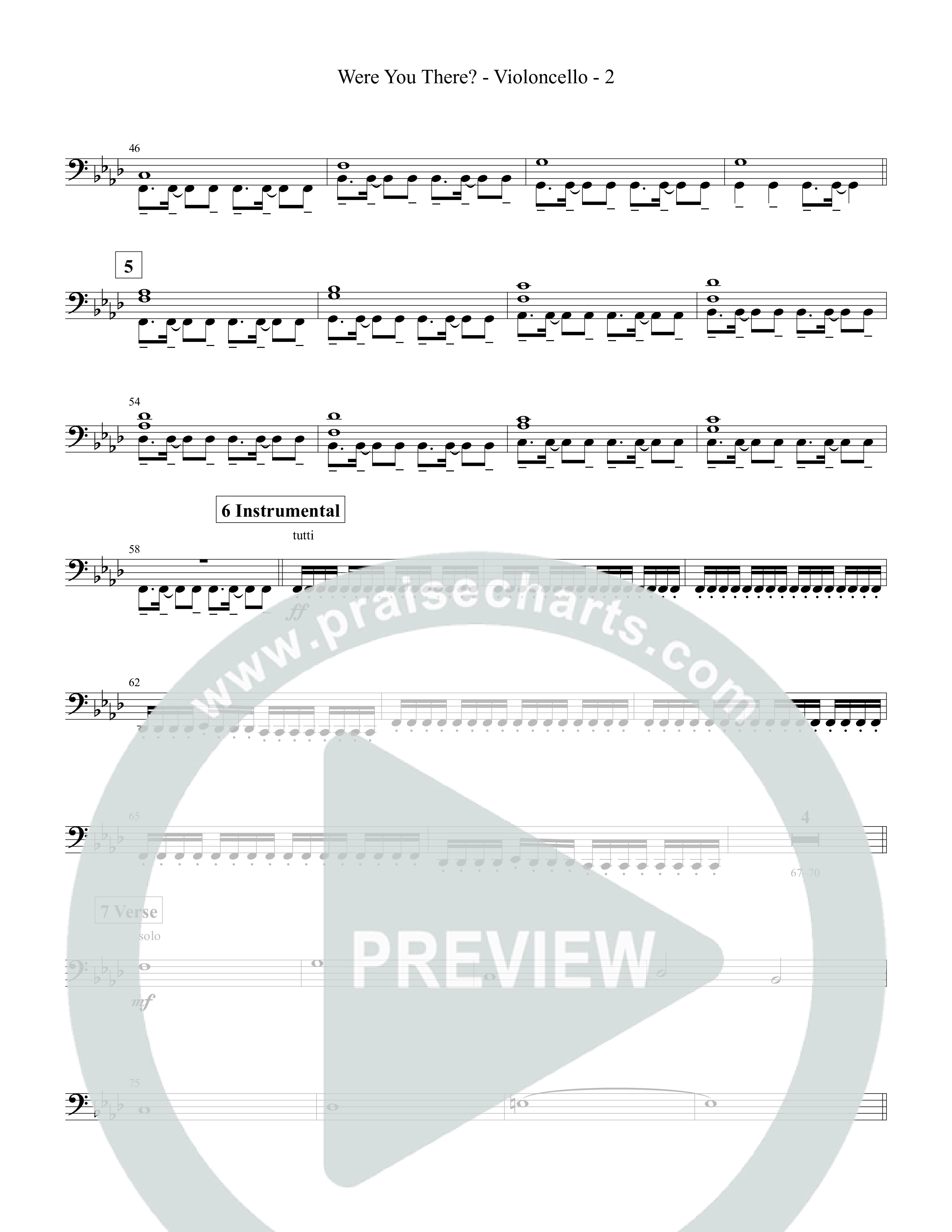 Were You There Violincello (Tommee Profitt)