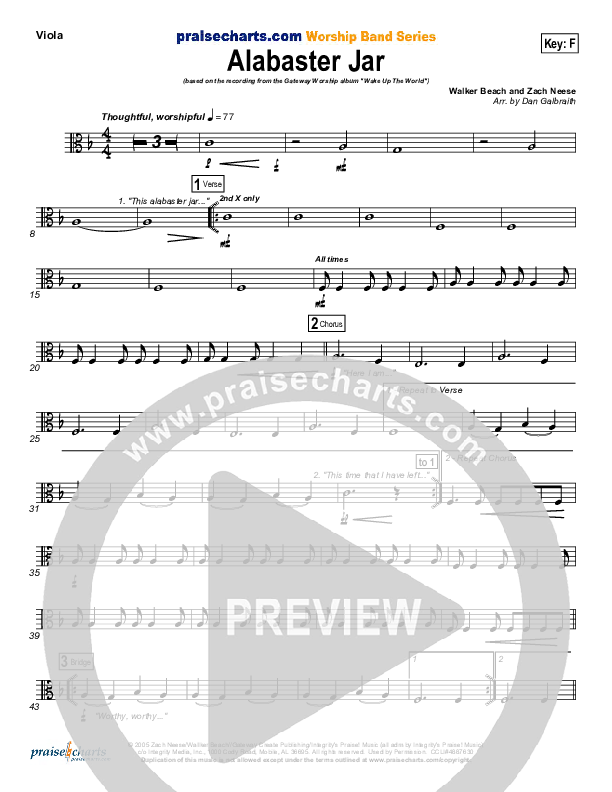 Alabaster Jar Viola (Gateway Worship)