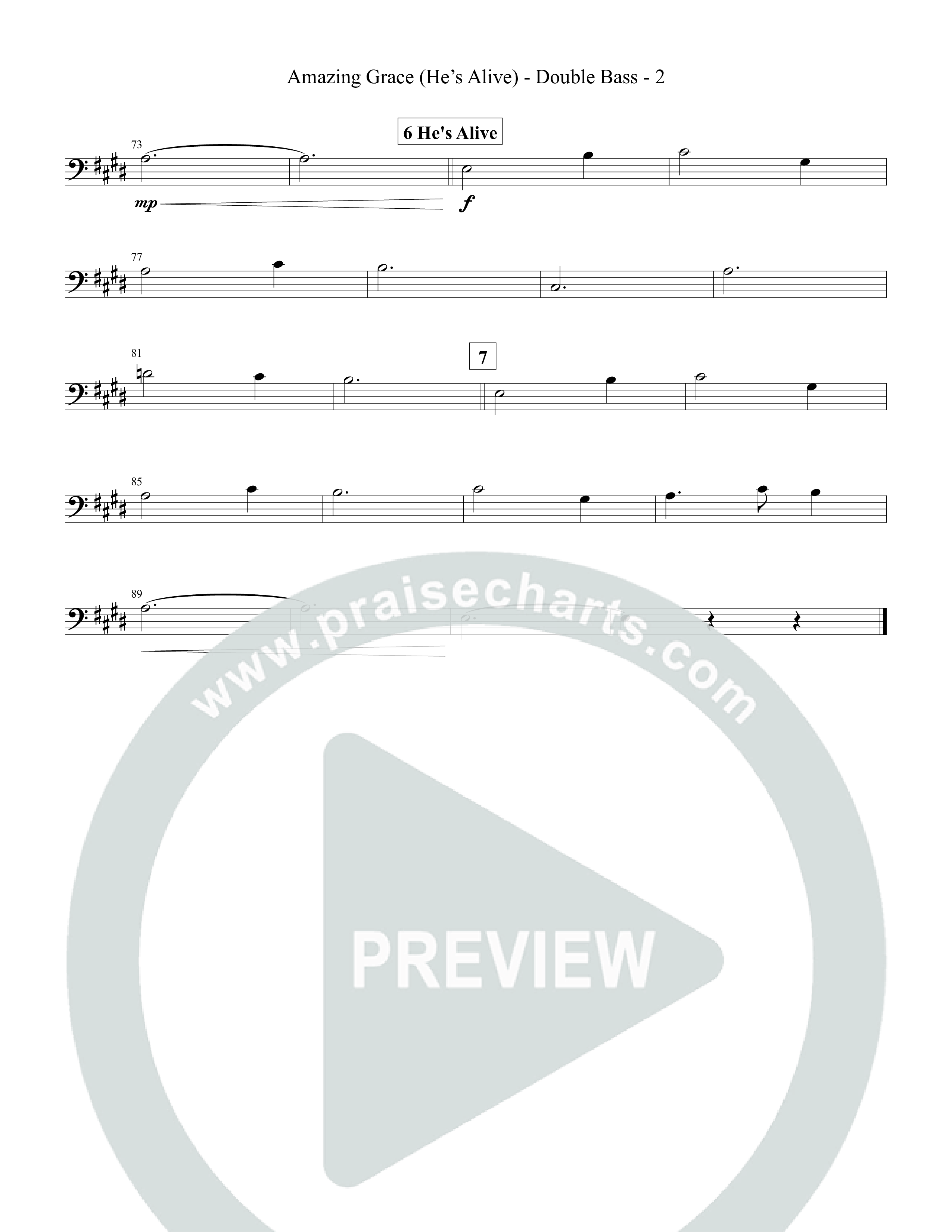 Amazing Grace (He's Alive) Double Bass (Tommee Profitt / Stanaj)